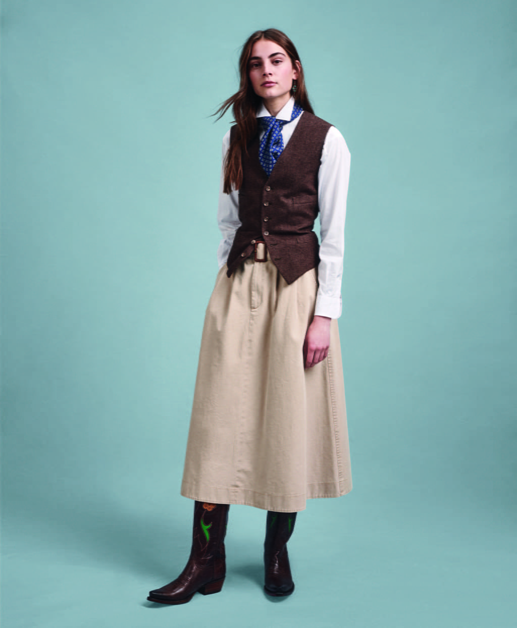 Fashion Week New York Pre-Fall 2019 look 1 from the Polo Ralph Lauren collection womenswear
