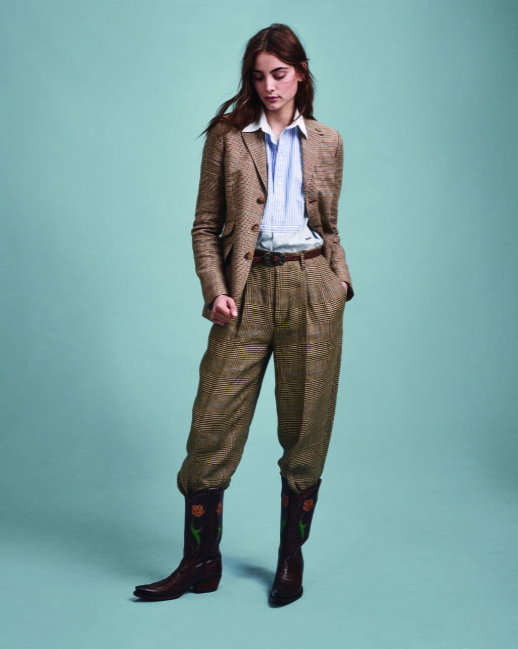 Fashion Week New York Pre-Fall 2019 look 6 from the Polo Ralph Lauren collection womenswear