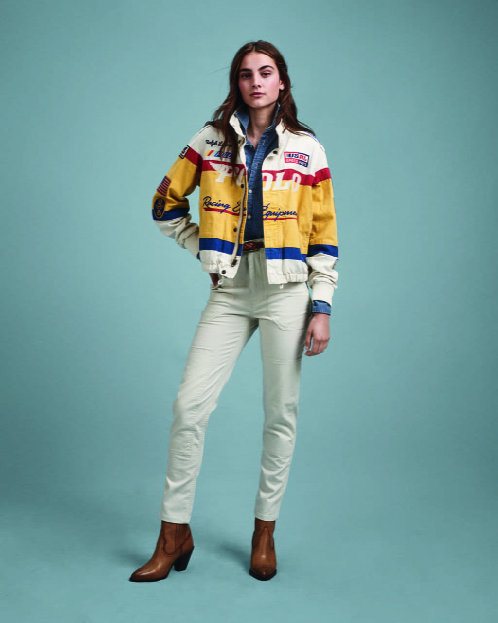 Fashion Week New York Pre-Fall 2019 look 8 from the Polo Ralph Lauren collection 女装
