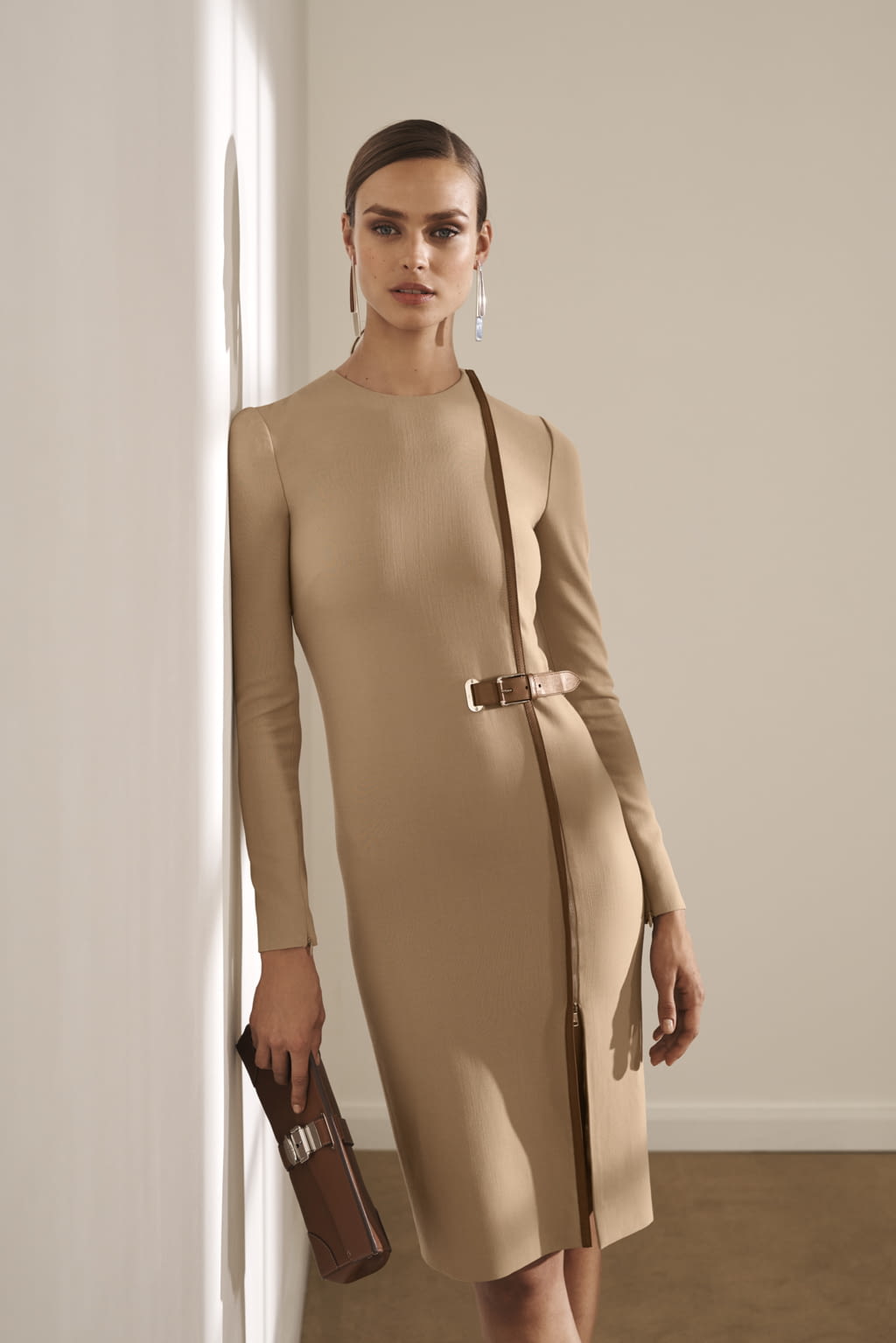 Fashion Week New York Pre-Fall 2019 look 1 from the Ralph Lauren collection womenswear