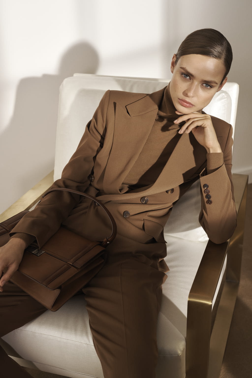 Fashion Week New York Pre-Fall 2019 look 3 from the Ralph Lauren collection womenswear