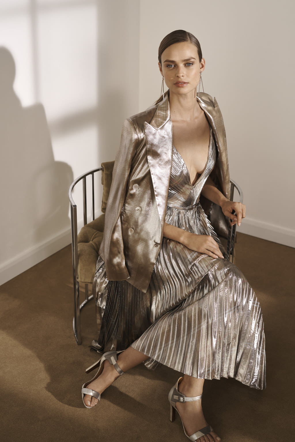 Fashion Week New York Pre-Fall 2019 look 7 from the Ralph Lauren collection womenswear