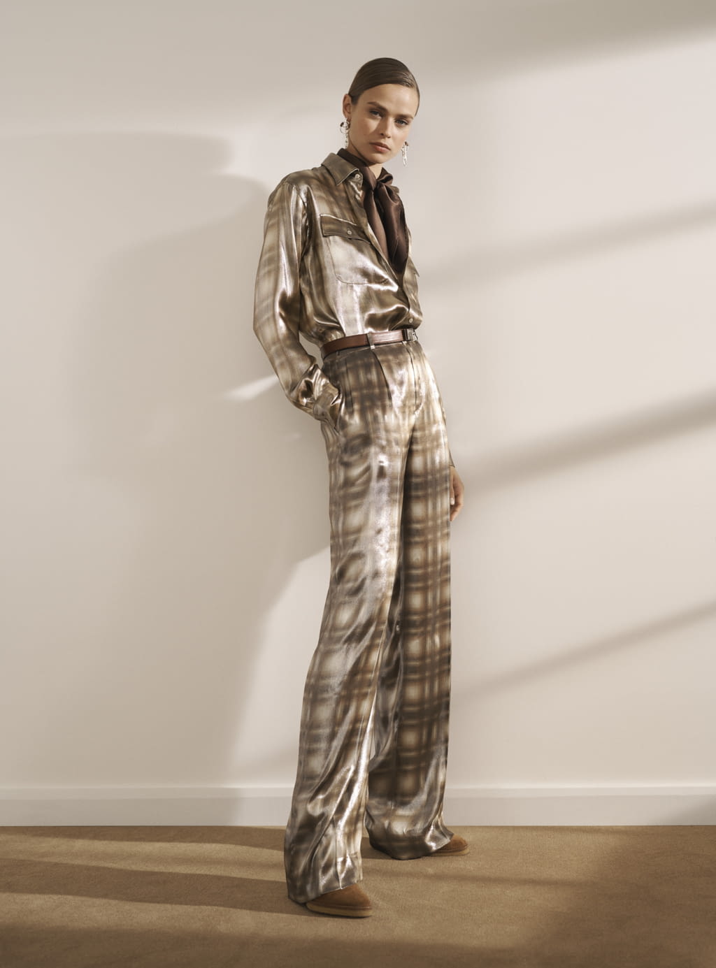 Fashion Week New York Pre-Fall 2019 look 10 from the Ralph Lauren collection 女装