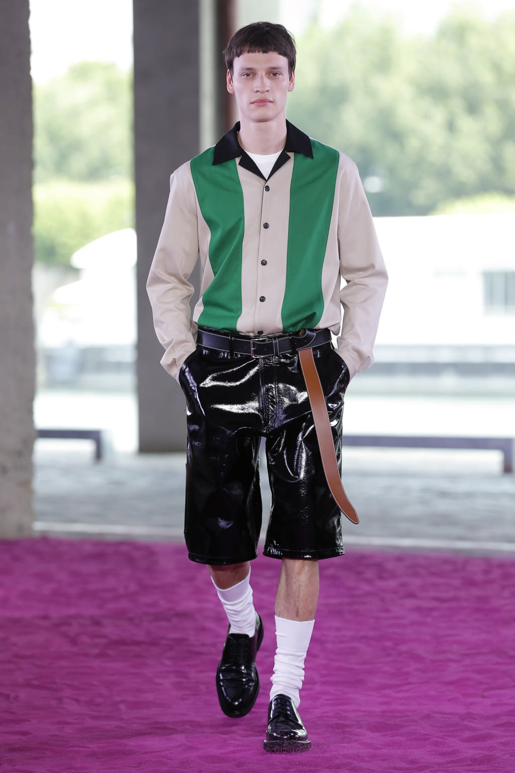 Fashion Week Paris Spring/Summer 2018 look 6 from the Ami collection menswear