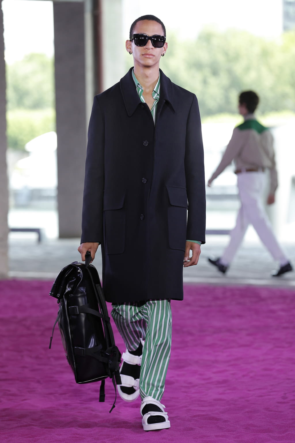 Fashion Week Paris Spring/Summer 2018 look 10 from the Ami collection 男装