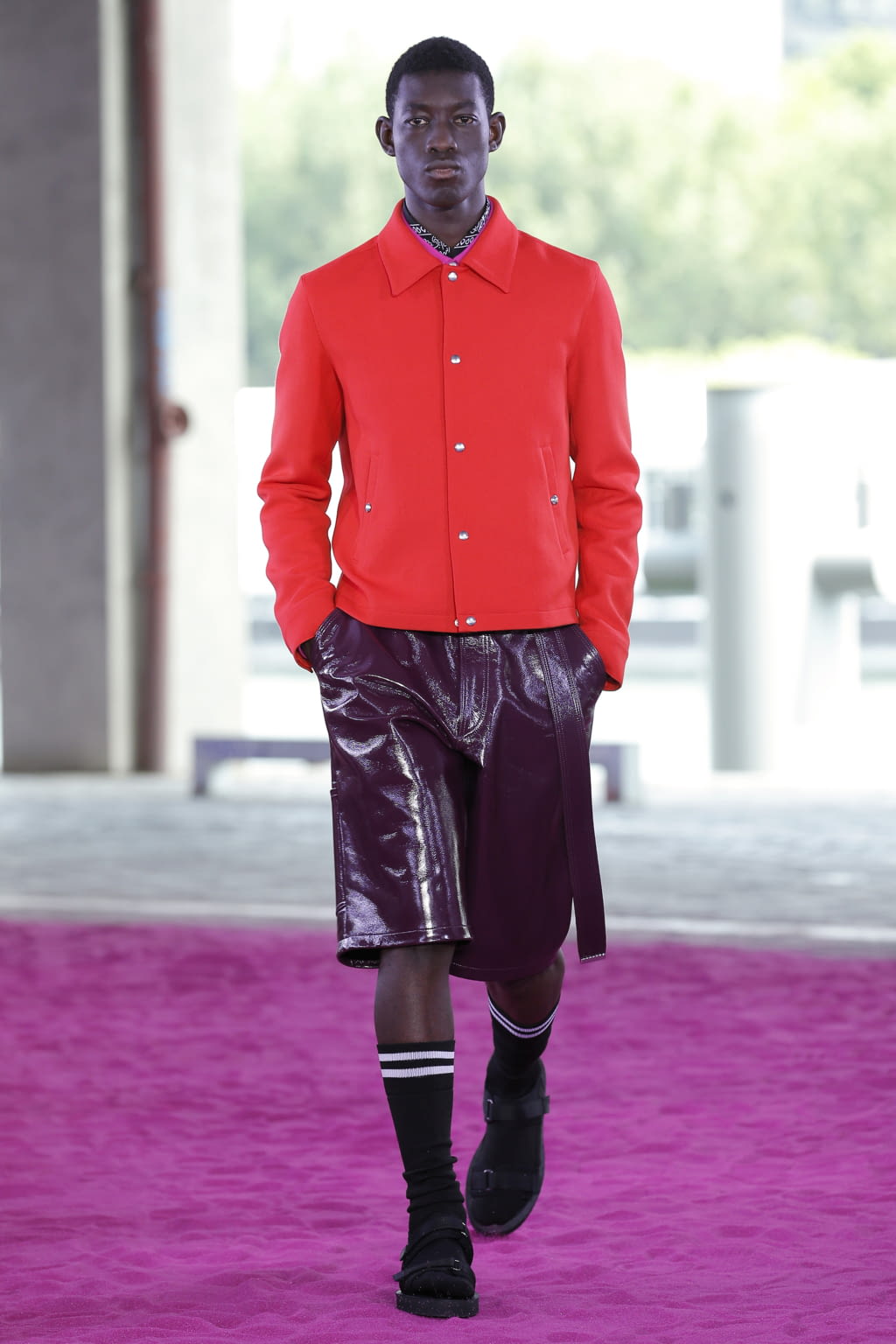 Fashion Week Paris Spring/Summer 2018 look 19 from the Ami collection menswear