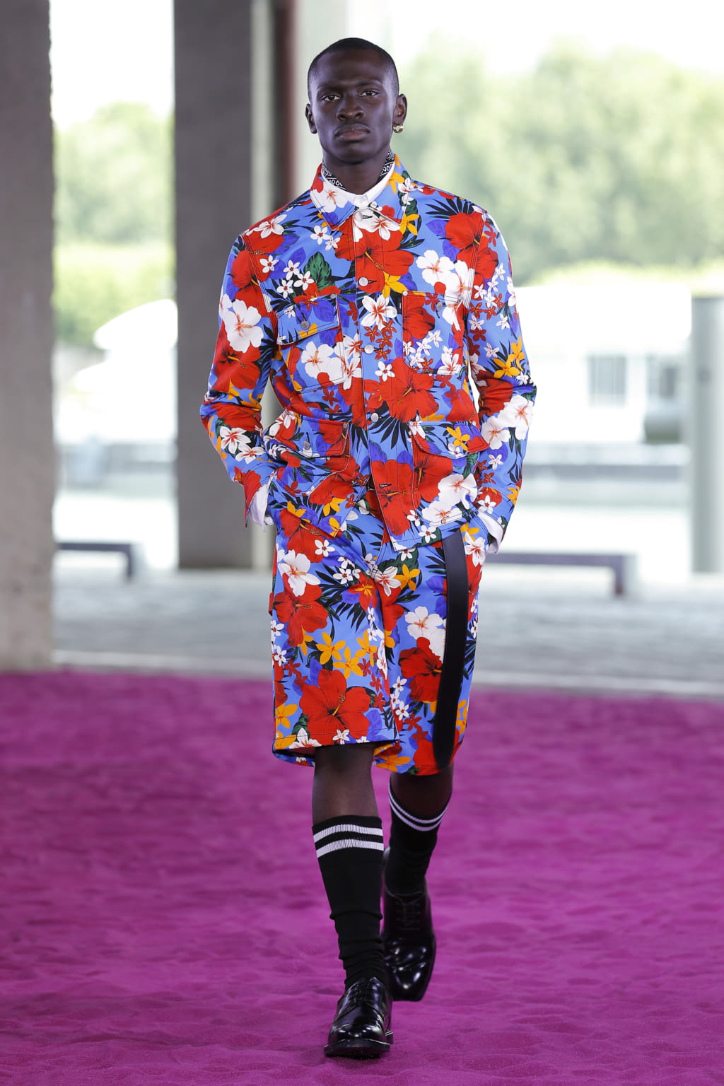 Fashion Week Paris Spring/Summer 2018 look 35 from the Ami collection 男装