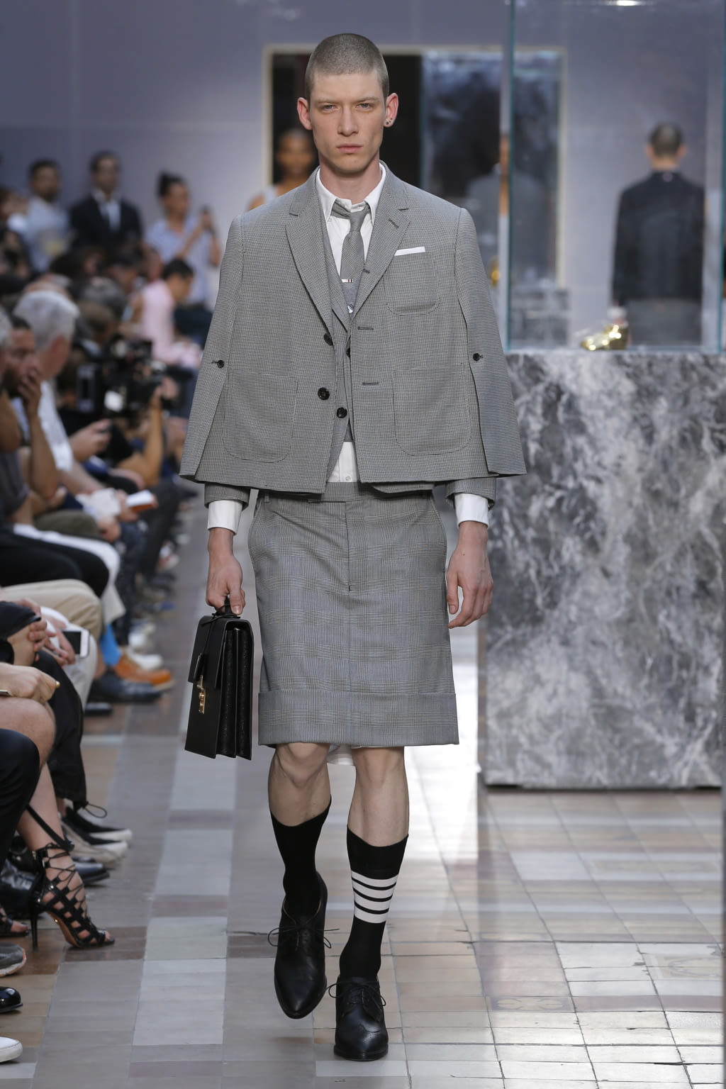Fashion Week Paris Spring/Summer 2018 look 20 from the Thom Browne collection menswear