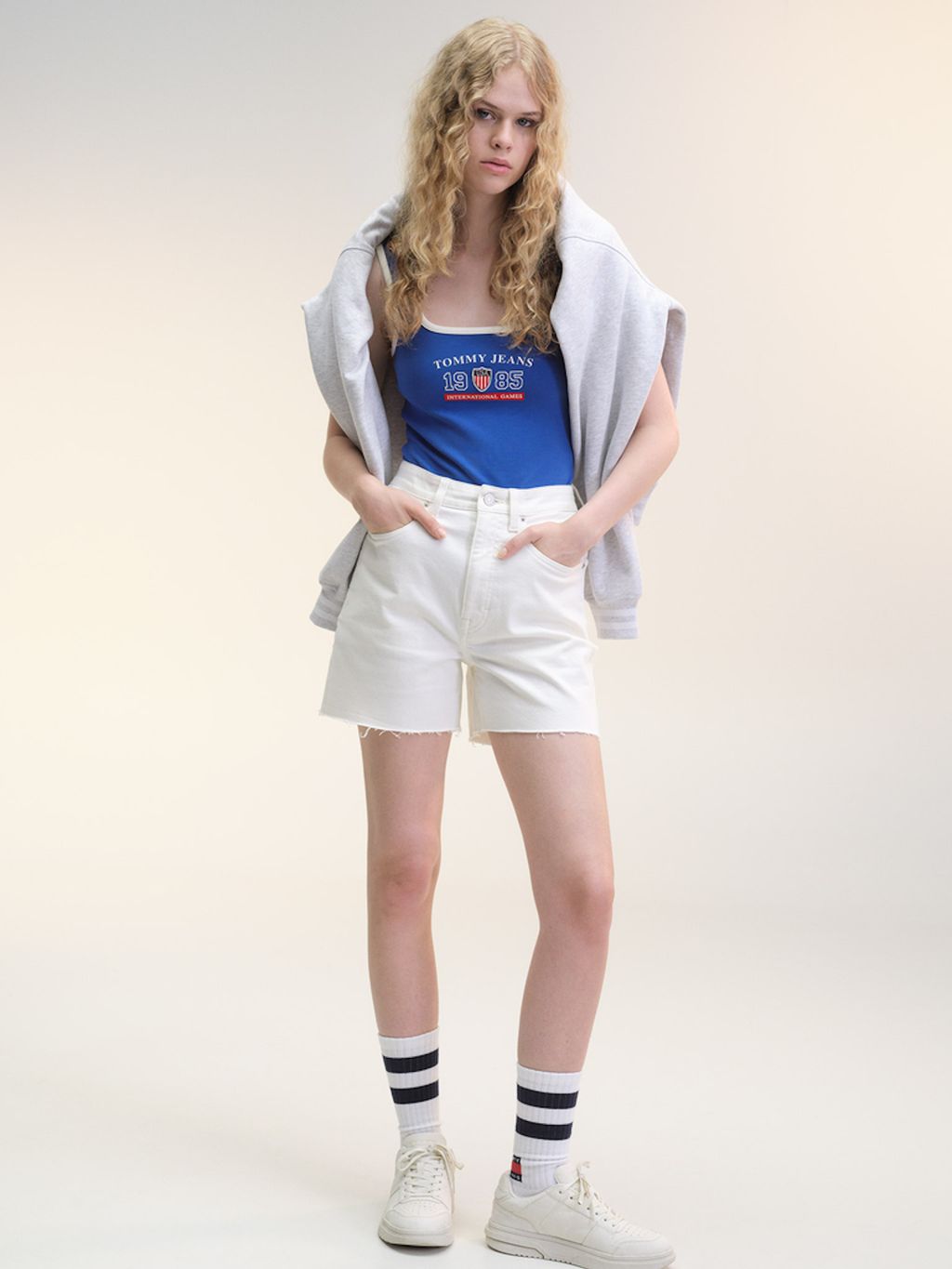 Fashion Week New York Spring/Summer 2024 look 66 from the Tommy Jeans collection womenswear