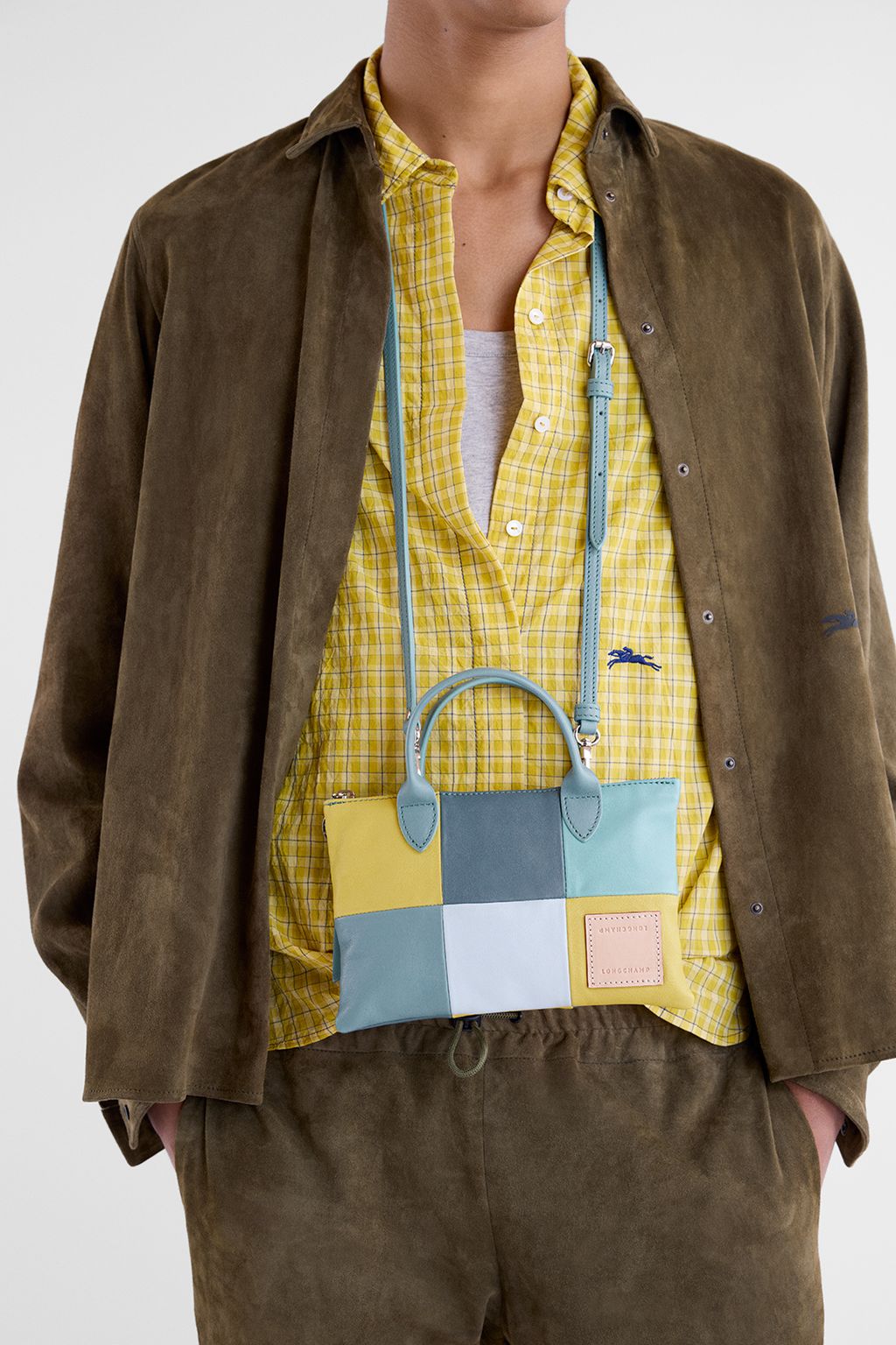 Fashion Week Paris Spring/Summer 2025 look 31 from the Longchamp collection 女装配饰