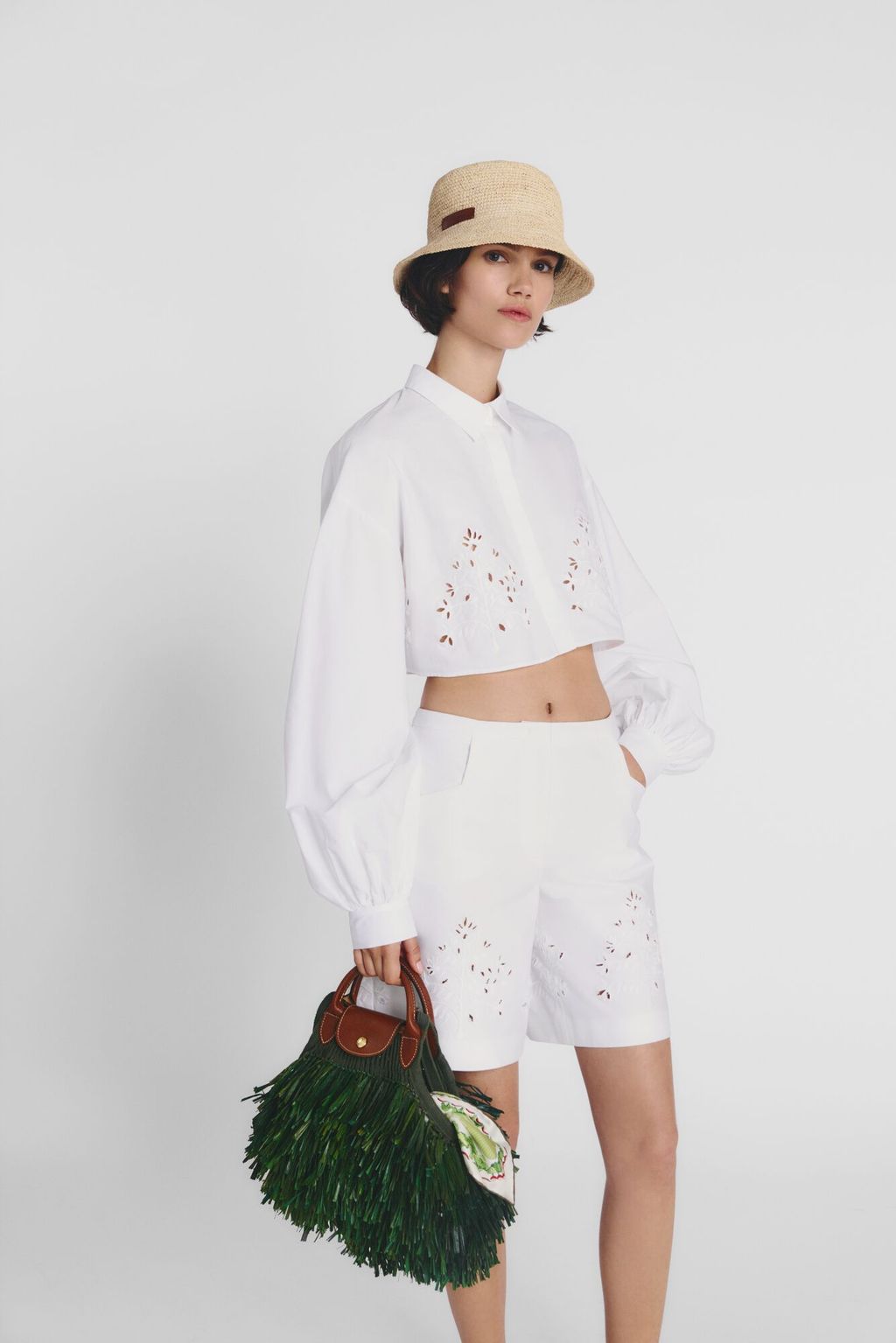 Fashion Week Paris Spring/Summer 2025 look 8 from the Longchamp collection womenswear