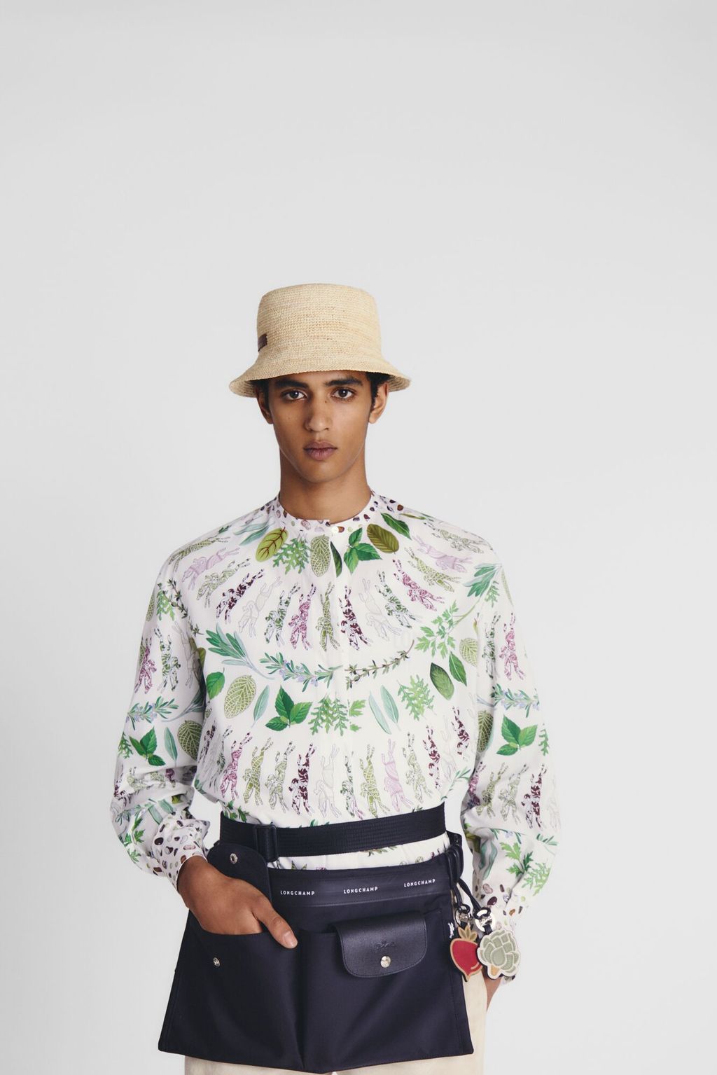 Fashion Week Paris Spring/Summer 2025 look 16 de la collection Longchamp womenswear