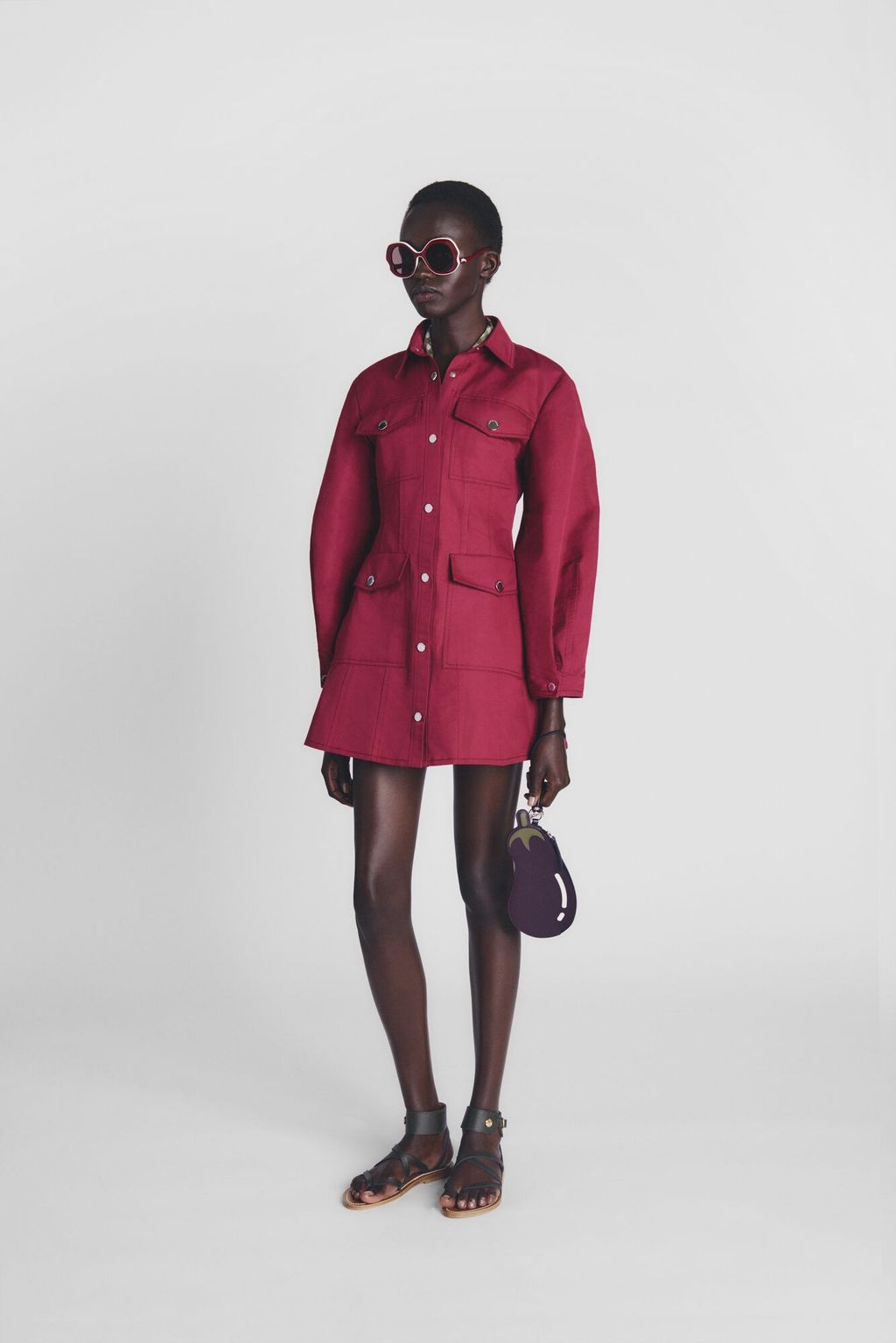 Fashion Week Paris Spring/Summer 2025 look 37 from the Longchamp collection womenswear