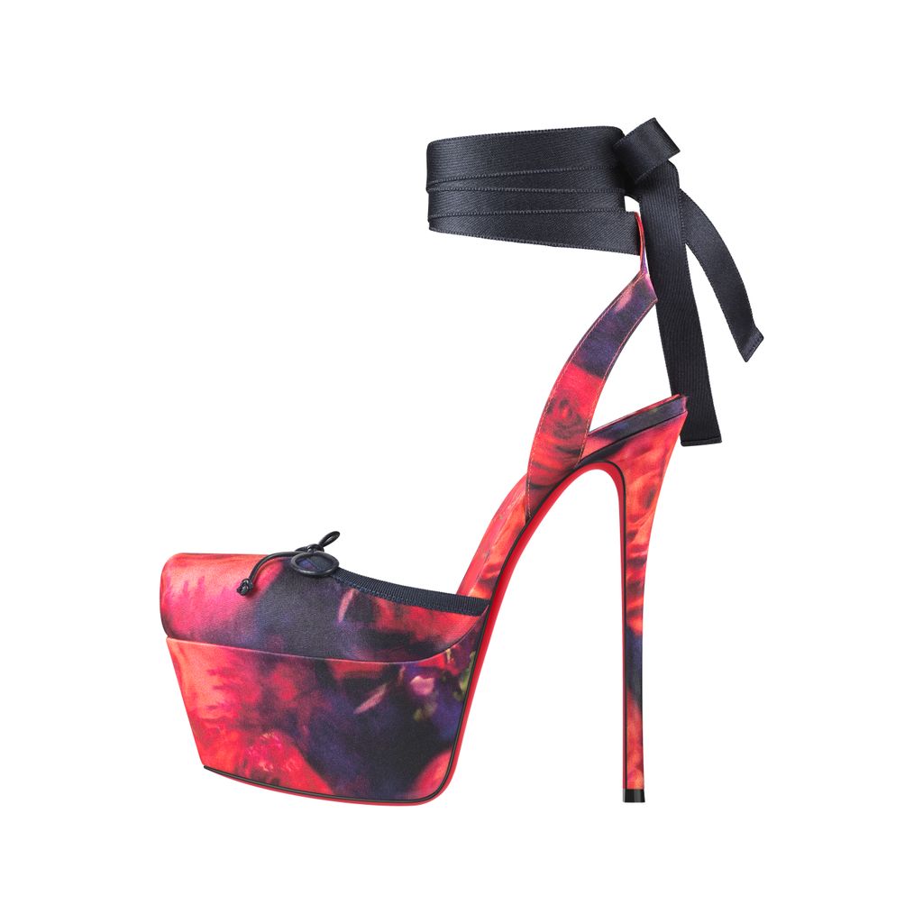 Fashion Week Paris Resort 2025 look 5 from the Christian Louboutin collection womenswear accessories