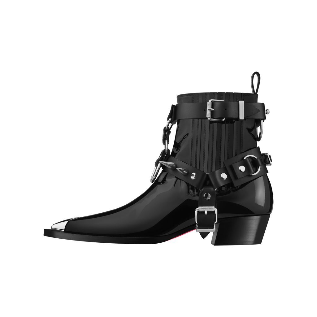 Fashion Week Paris Resort 2025 look 8 from the Christian Louboutin collection womenswear accessories