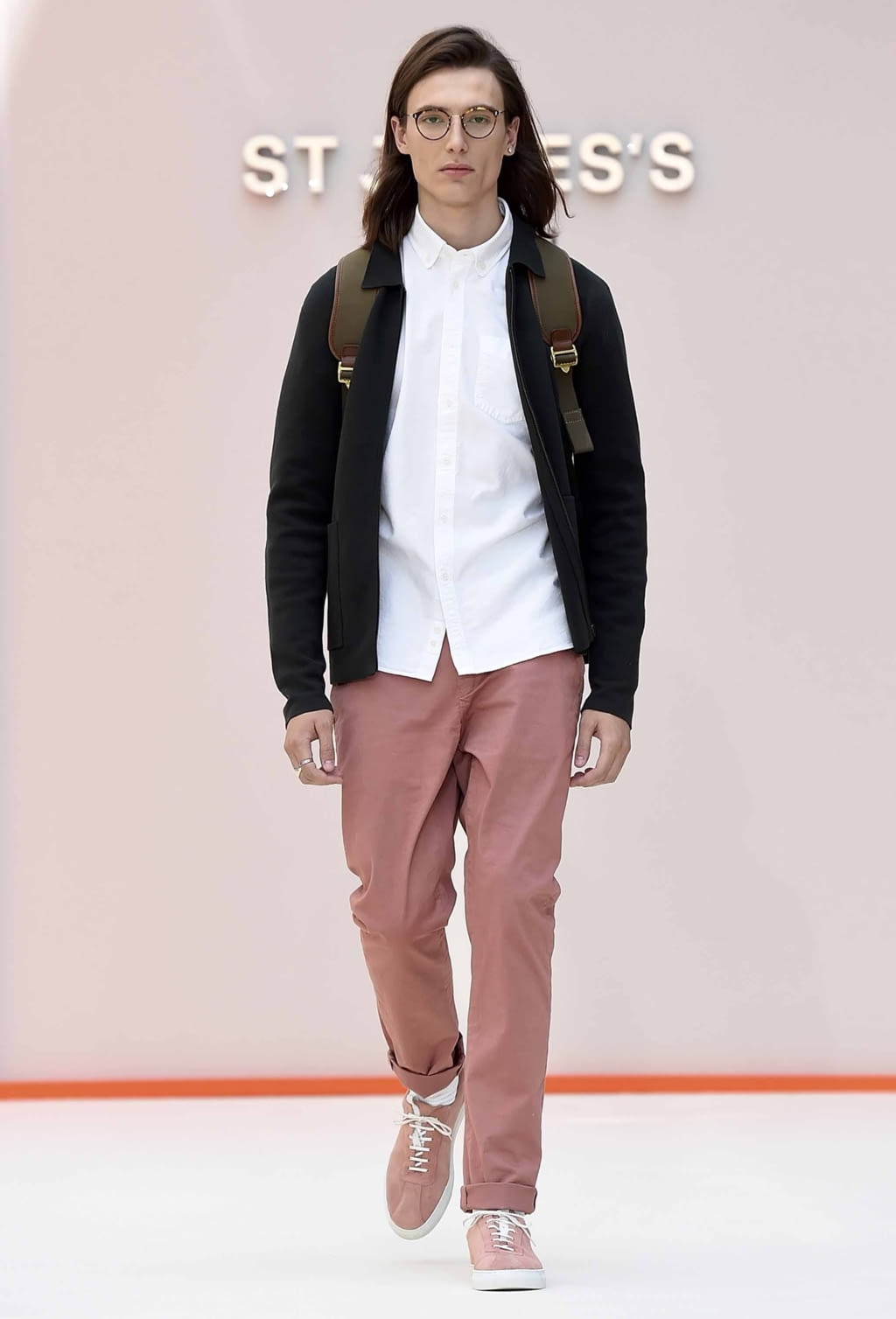 Fashion Week London Spring/Summer 2019 look 6 from the St James collection menswear