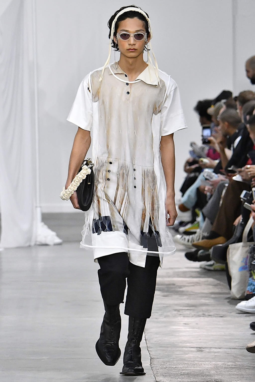 Fashion Week London Spring/Summer 2020 look 4 from the Stefan Cooke collection 男装