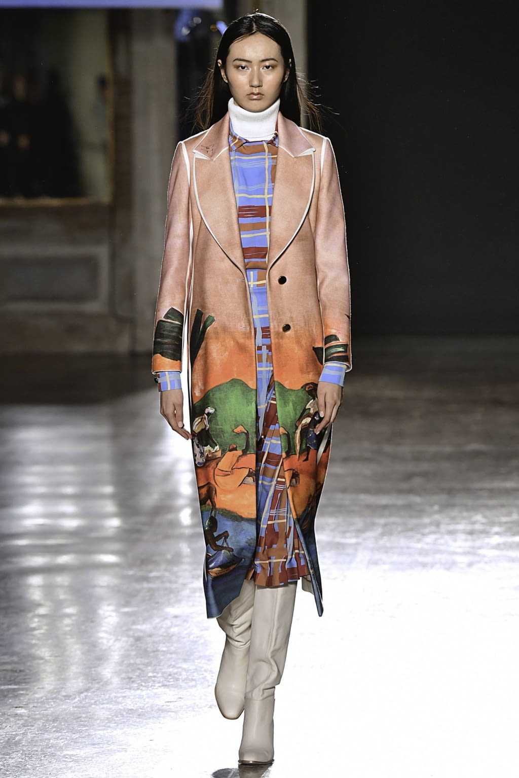Fashion Week Milan Fall/Winter 2019 look 7 from the Stella Jean collection 女装
