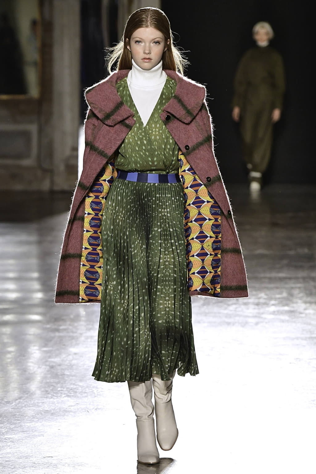 Fashion Week Milan Fall/Winter 2019 look 13 from the Stella Jean collection 女装