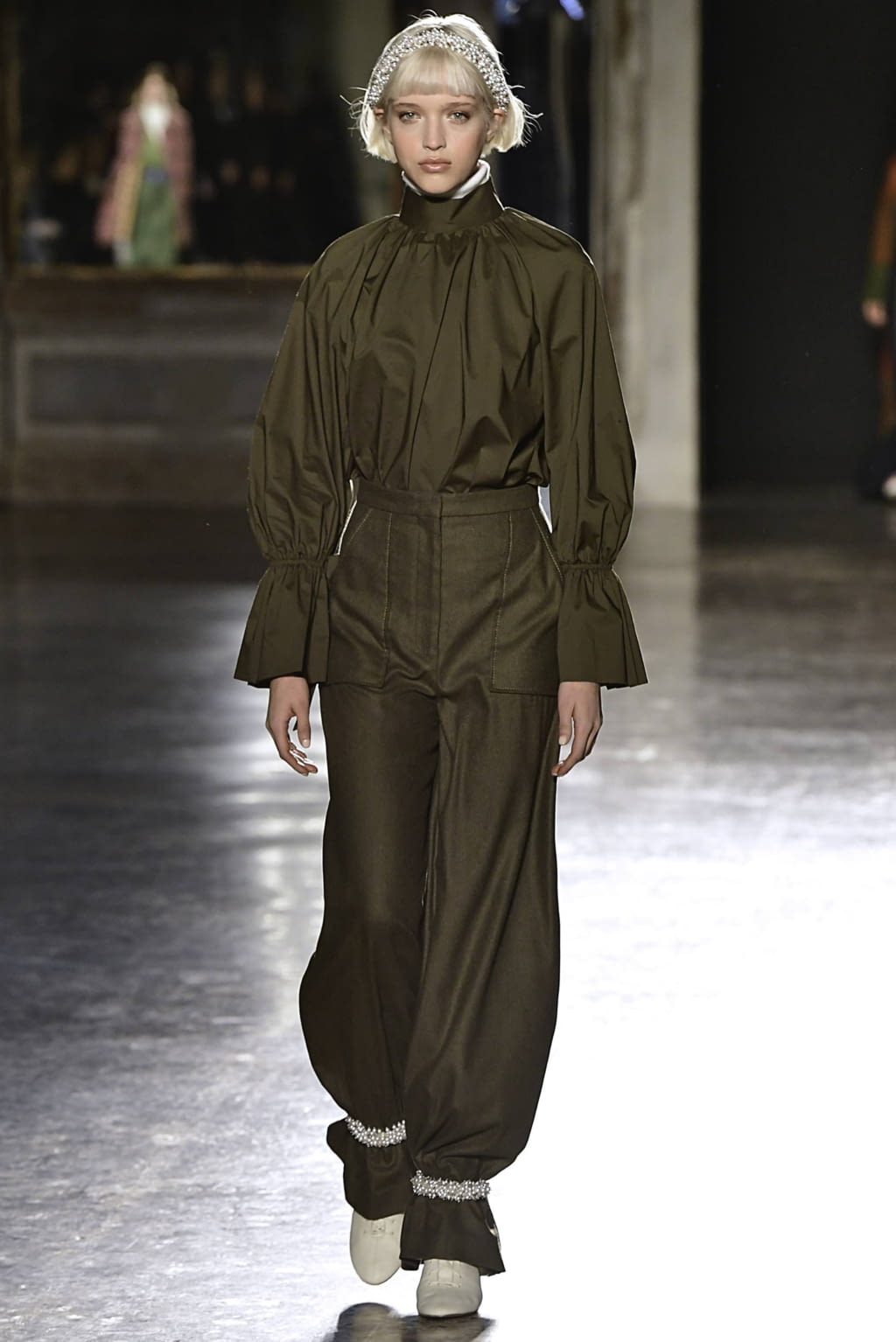 Fashion Week Milan Fall/Winter 2019 look 14 from the Stella Jean collection 女装