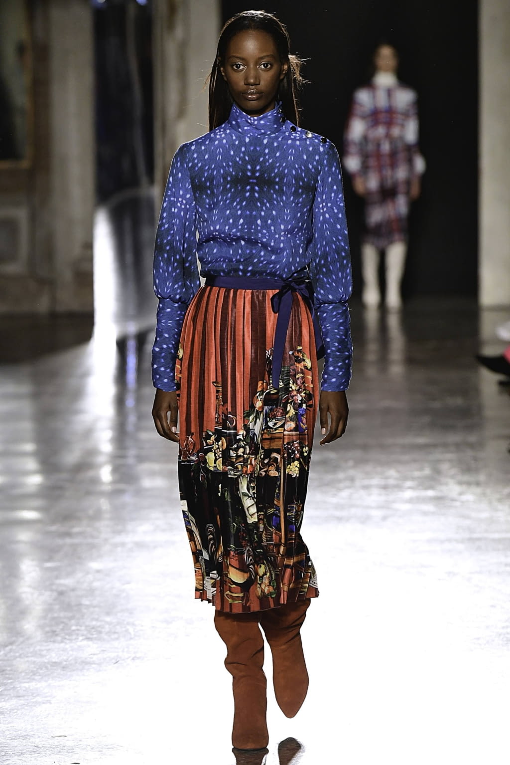 Fashion Week Milan Fall/Winter 2019 look 23 from the Stella Jean collection womenswear