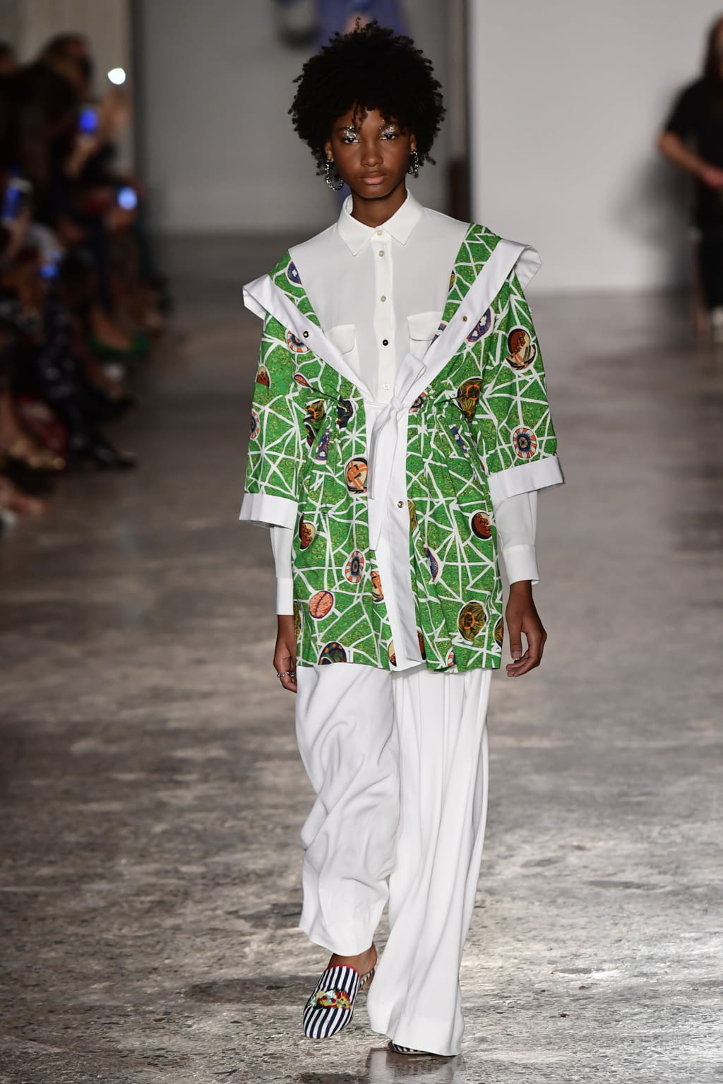Fashion Week Milan Spring/Summer 2018 look 15 from the Stella Jean collection womenswear
