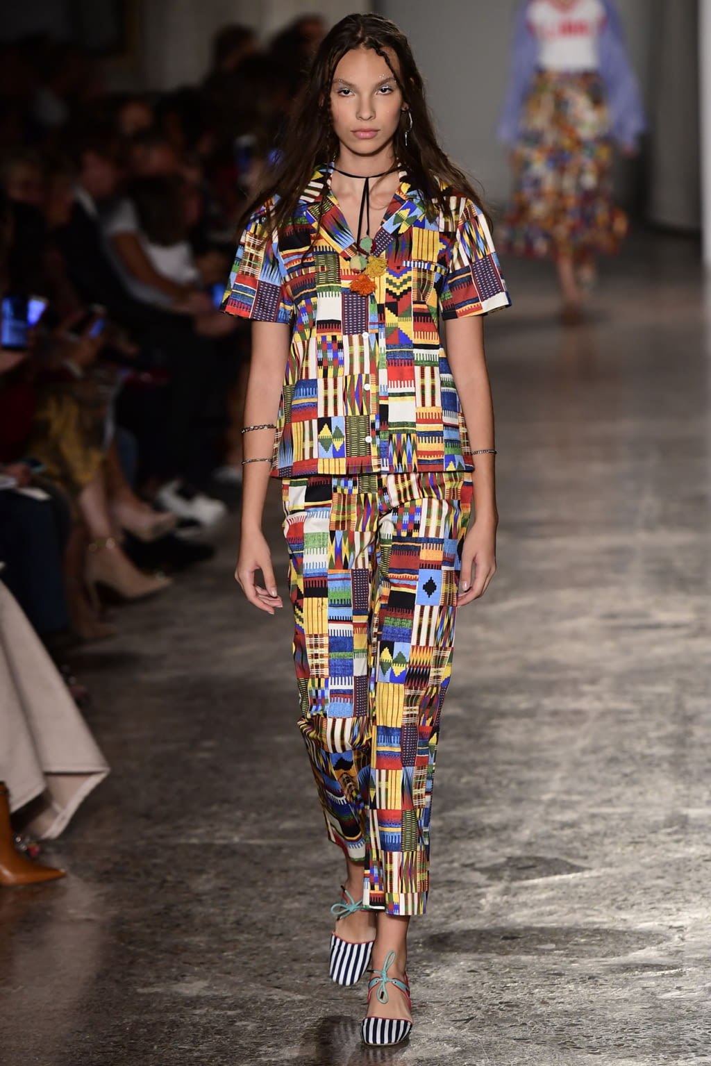 Fashion Week Milan Spring/Summer 2018 look 19 from the Stella Jean collection womenswear