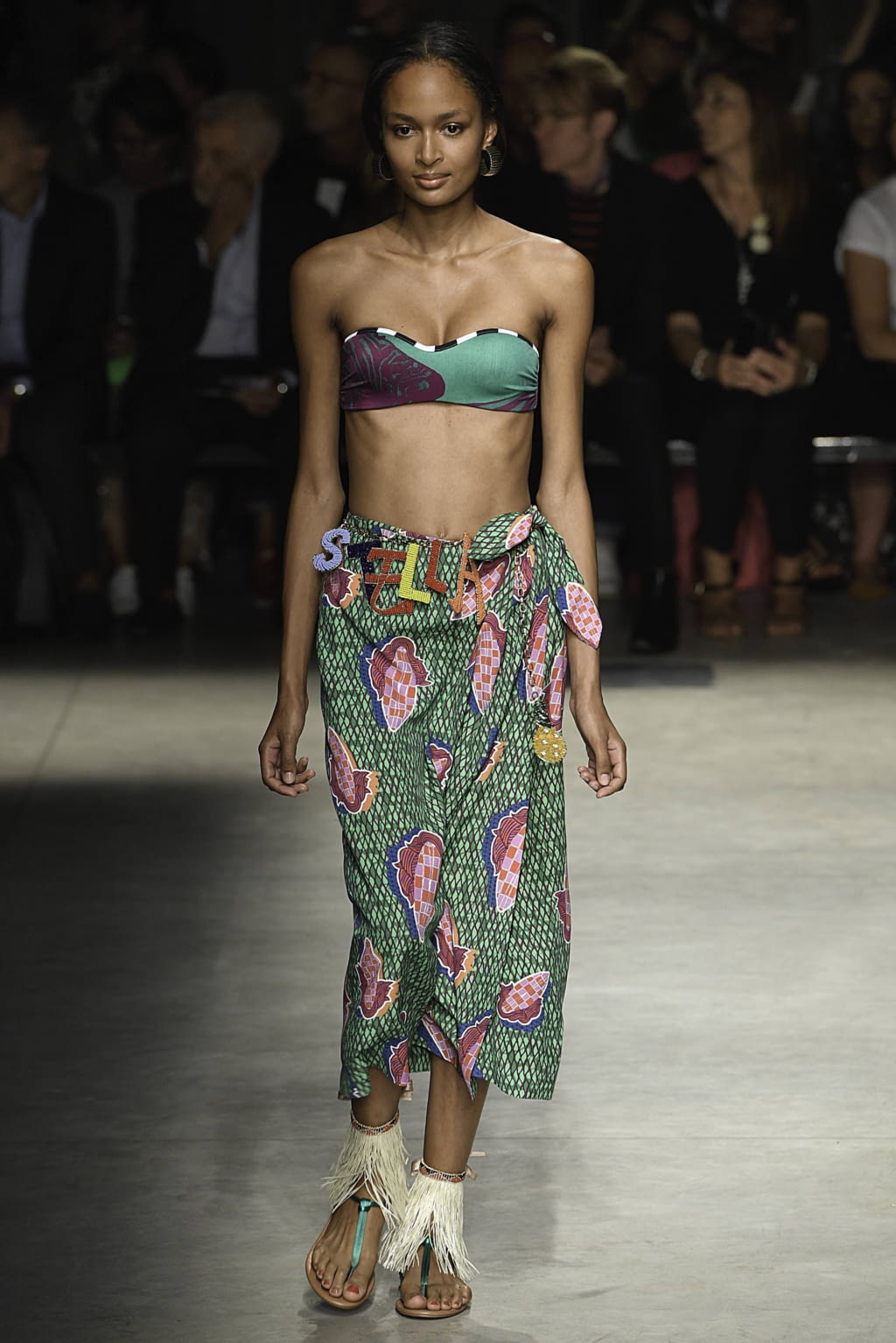 Fashion Week Milan Spring/Summer 2019 look 14 from the Stella Jean collection womenswear