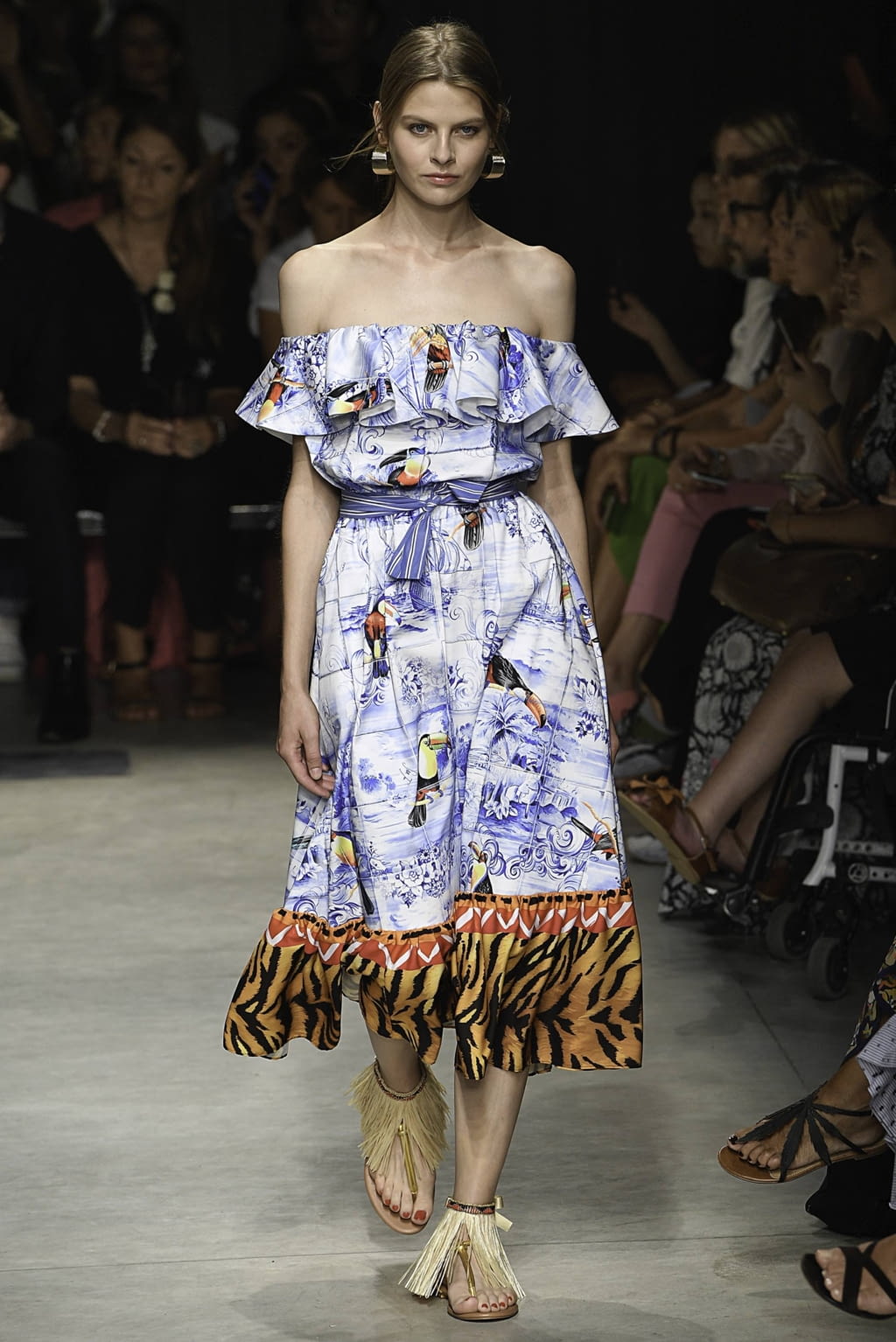 Fashion Week Milan Spring/Summer 2019 look 18 de la collection Stella Jean womenswear