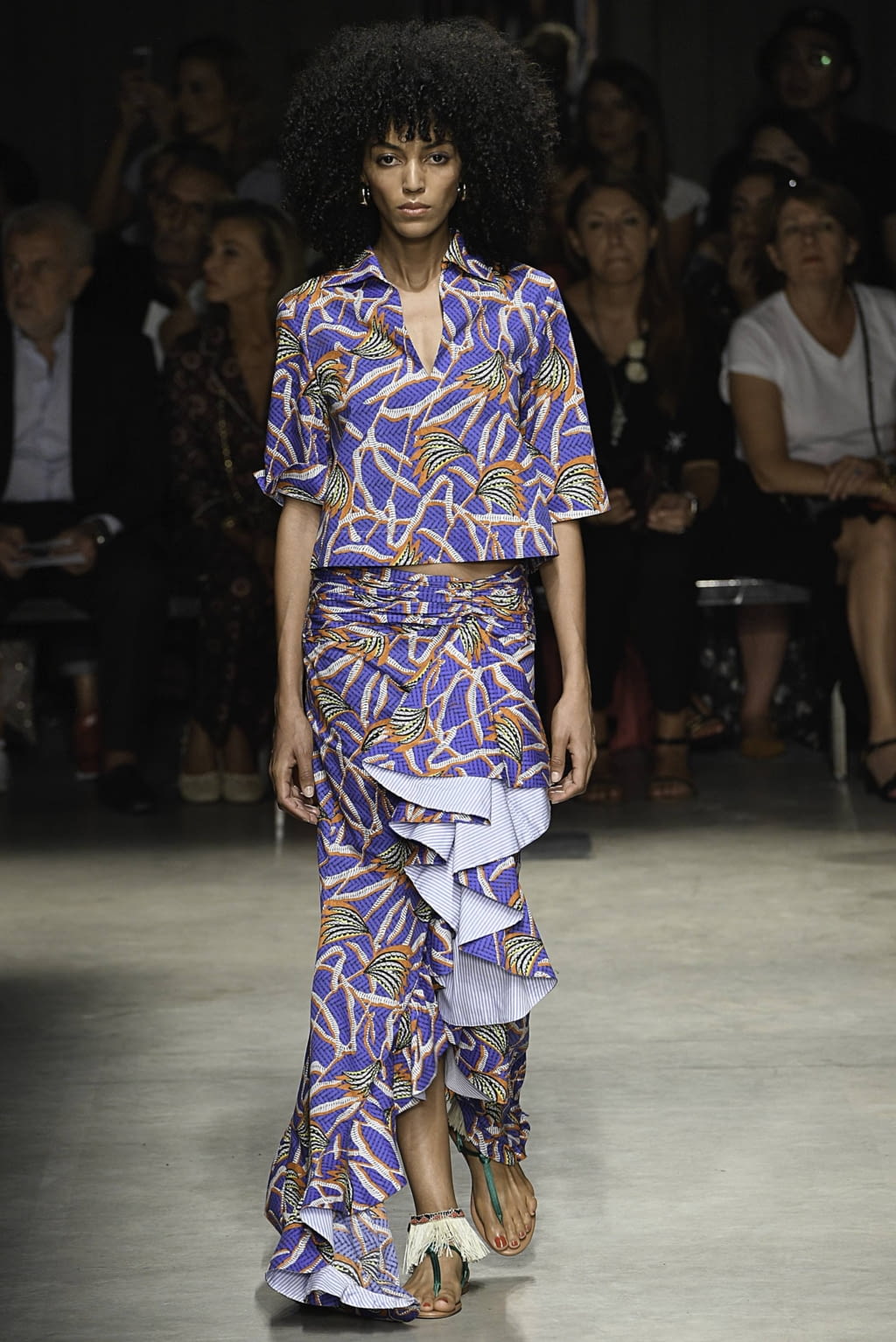 Fashion Week Milan Spring/Summer 2019 look 23 from the Stella Jean collection womenswear