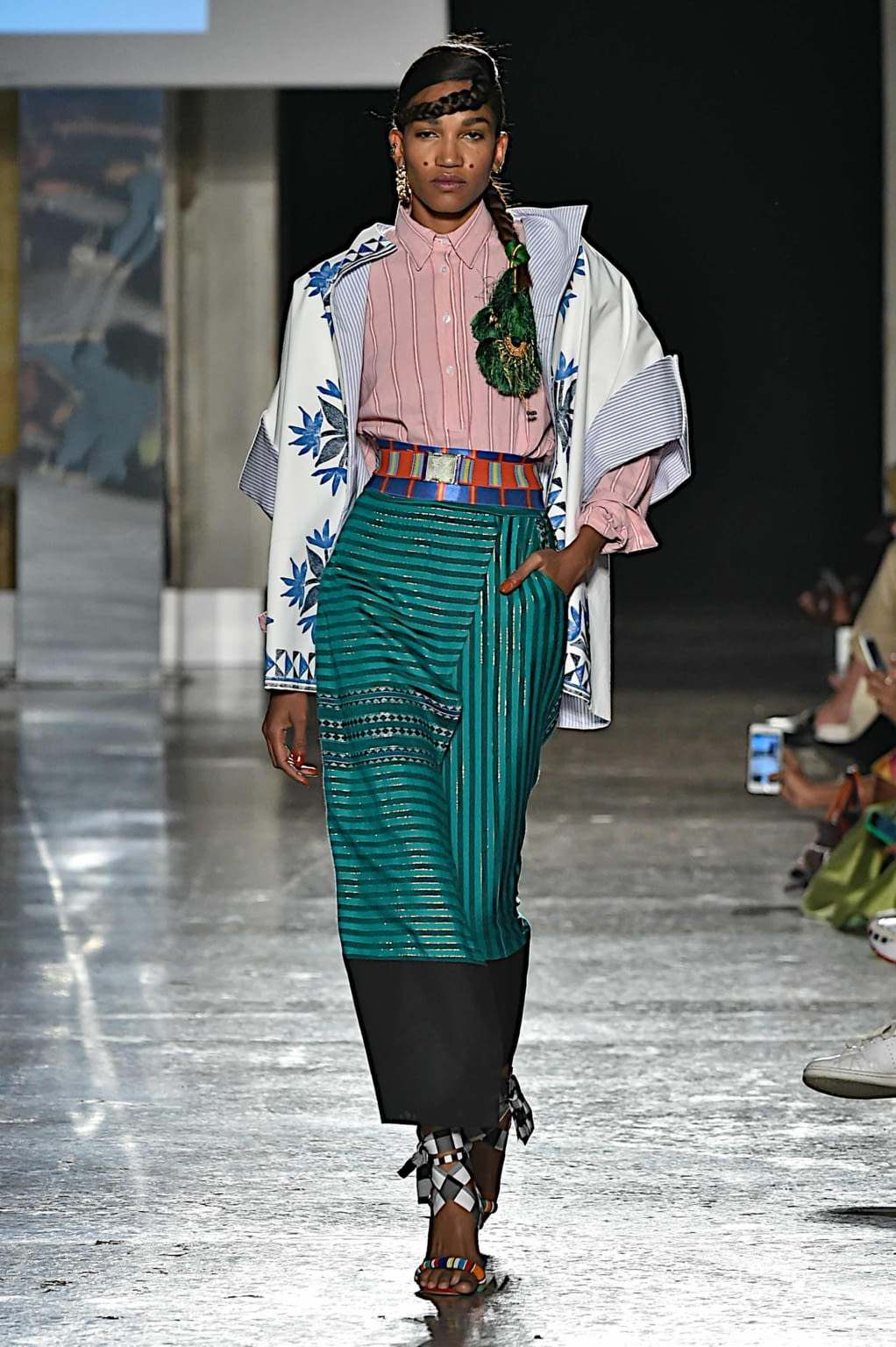 Fashion Week Milan Spring/Summer 2020 look 8 from the Stella Jean collection womenswear