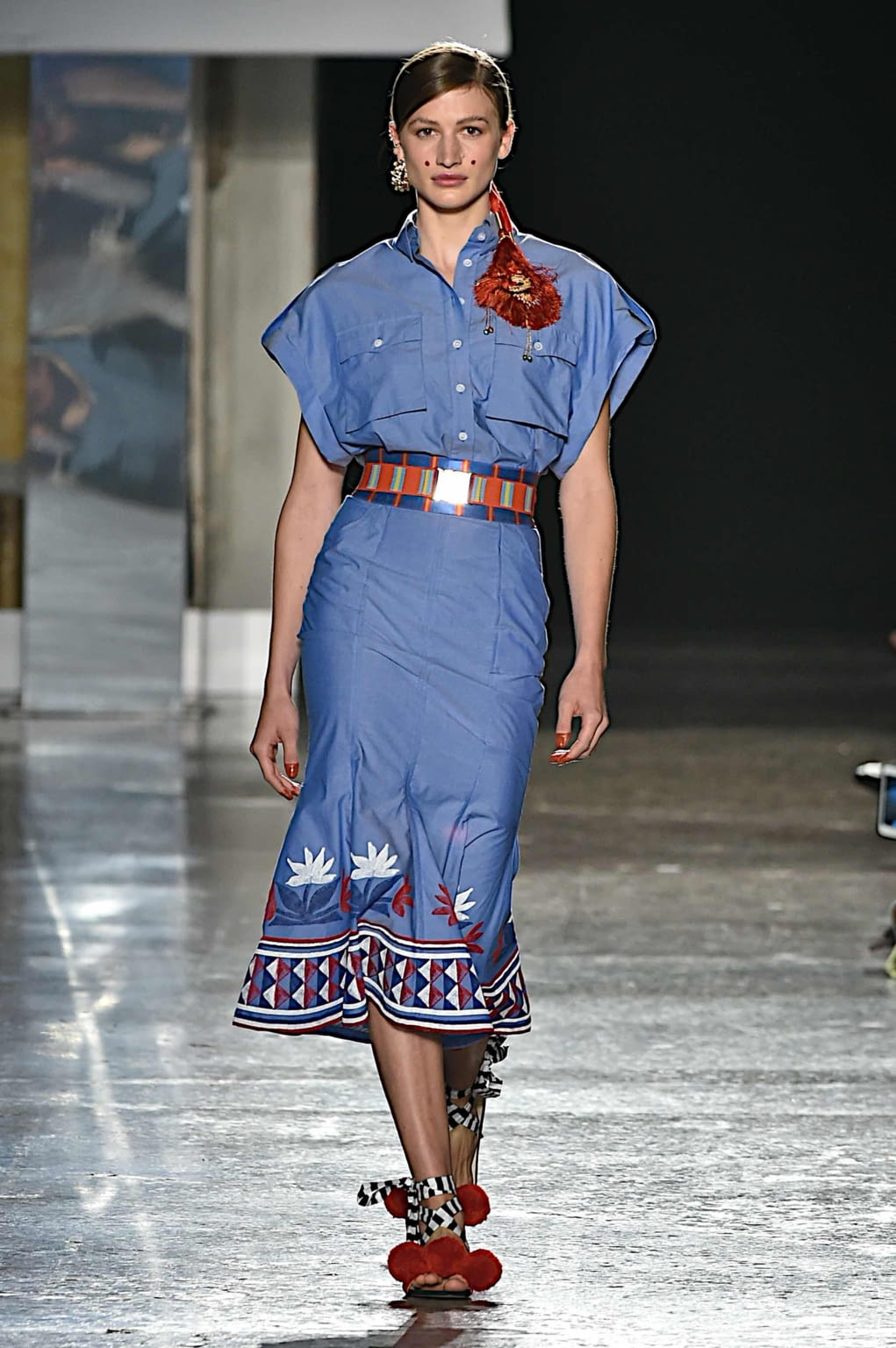 Fashion Week Milan Spring/Summer 2020 look 10 from the Stella Jean collection 女装
