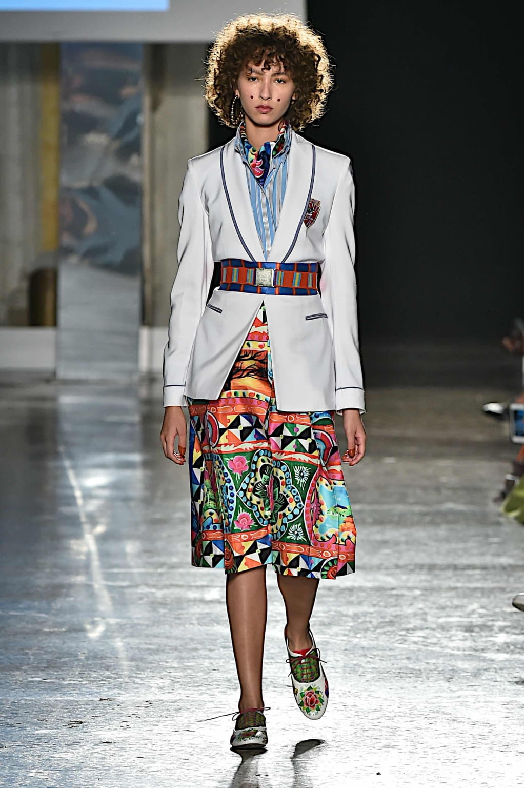 Fashion Week Milan Spring/Summer 2020 look 14 from the Stella Jean collection womenswear