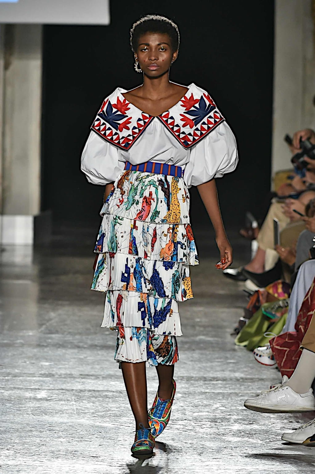 Fashion Week Milan Spring/Summer 2020 look 23 from the Stella Jean collection 女装