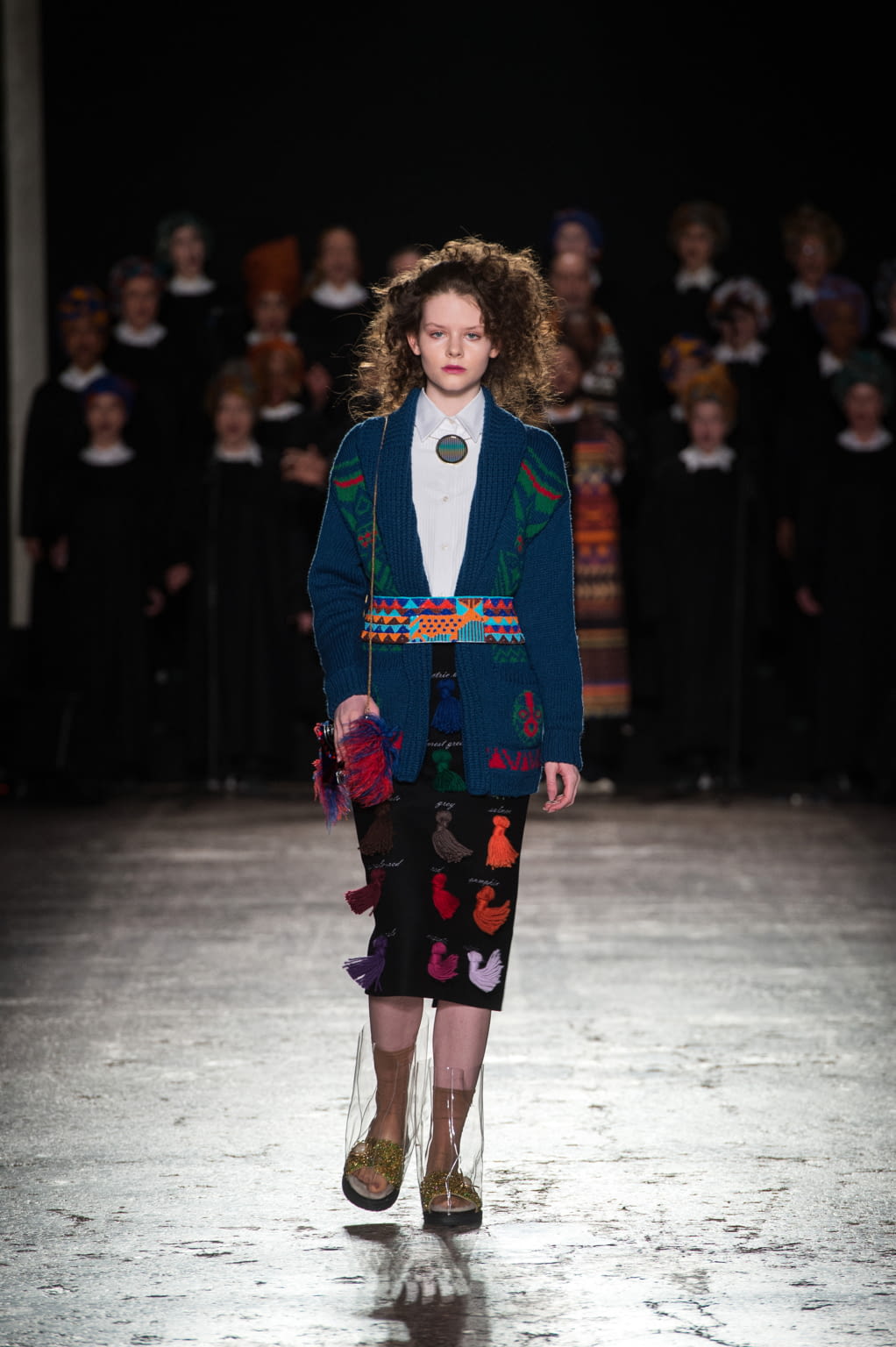 Fashion Week Milan Fall/Winter 2016 look 6 de la collection Stella Jean womenswear