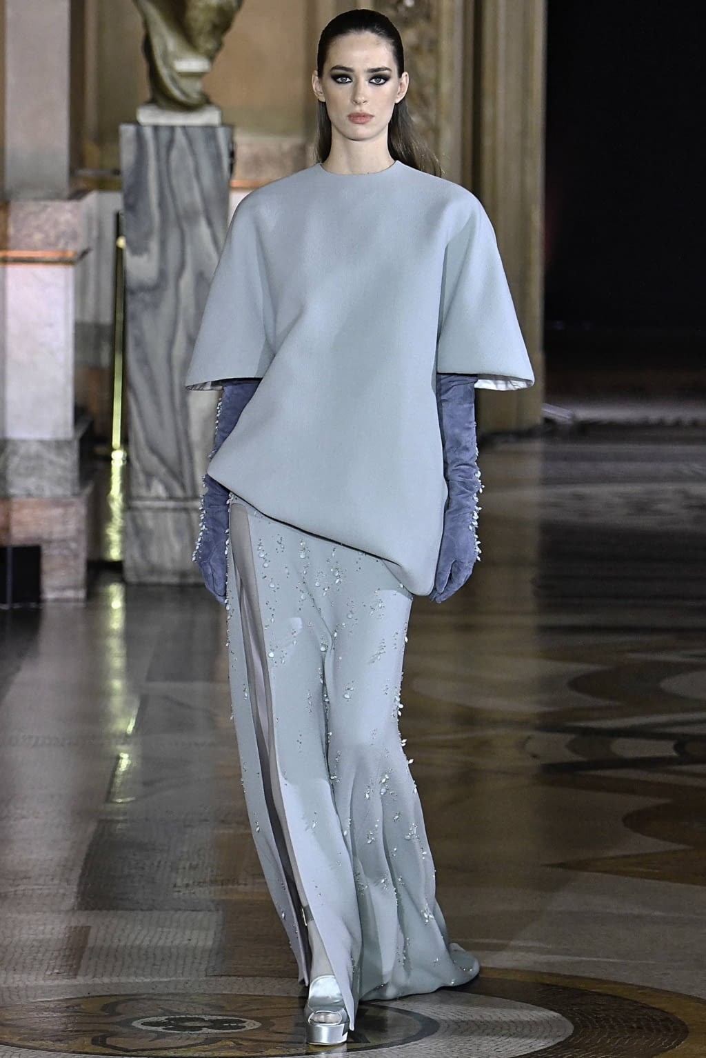 Fashion Week Paris Fall/Winter 2019 look 20 from the Stephane Rolland collection 高级定制
