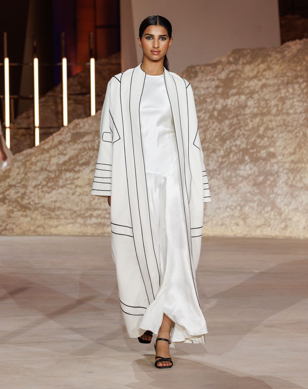 Fashion Week Paris Spring/Summer 2024 look 22 from the Abadia - Saudi 100 collection womenswear