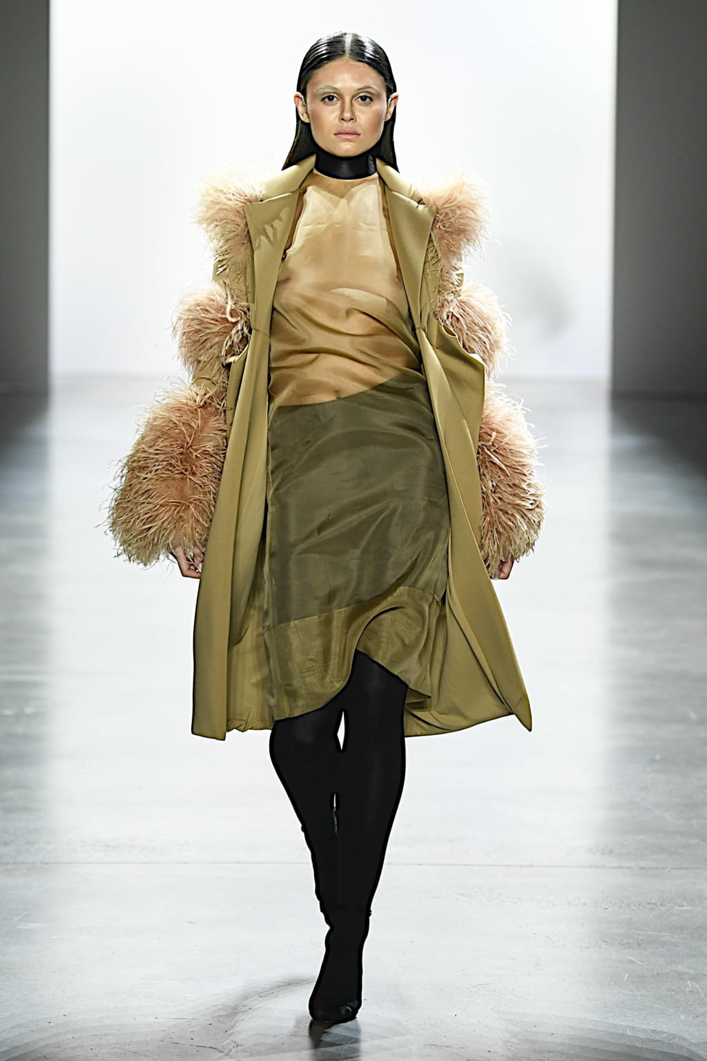 Fashion Week New York Fall/Winter 2020 look 17 from the Sukeina collection womenswear