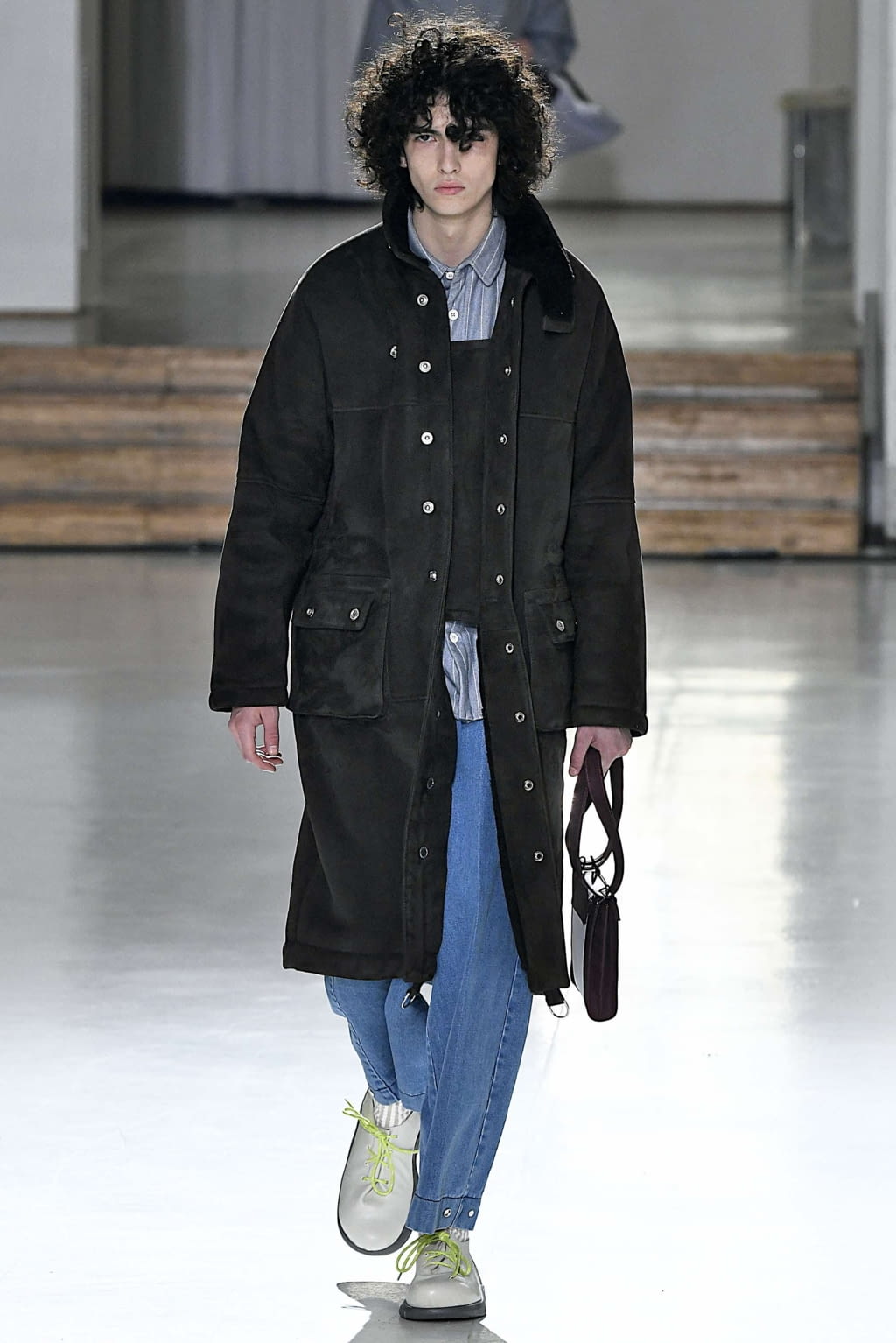 Fashion Week Milan Fall/Winter 2019 look 3 from the Sunnei collection menswear