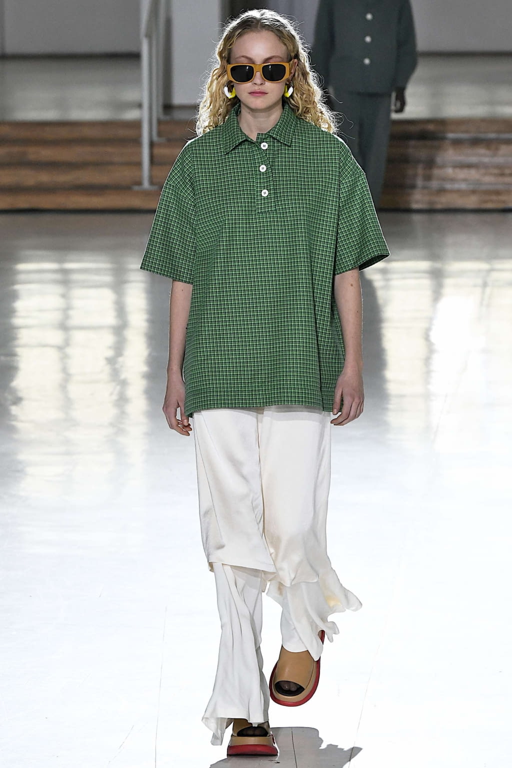 Fashion Week Milan Fall/Winter 2019 look 7 from the Sunnei collection 男装