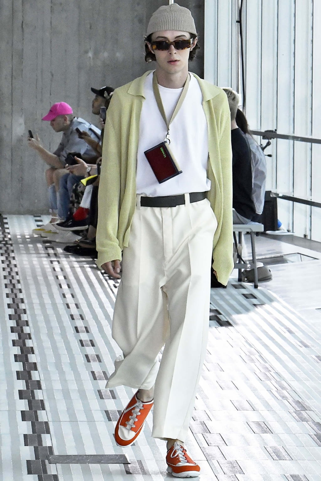 Fashion Week Milan Spring/Summer 2019 look 8 from the Sunnei collection 男装