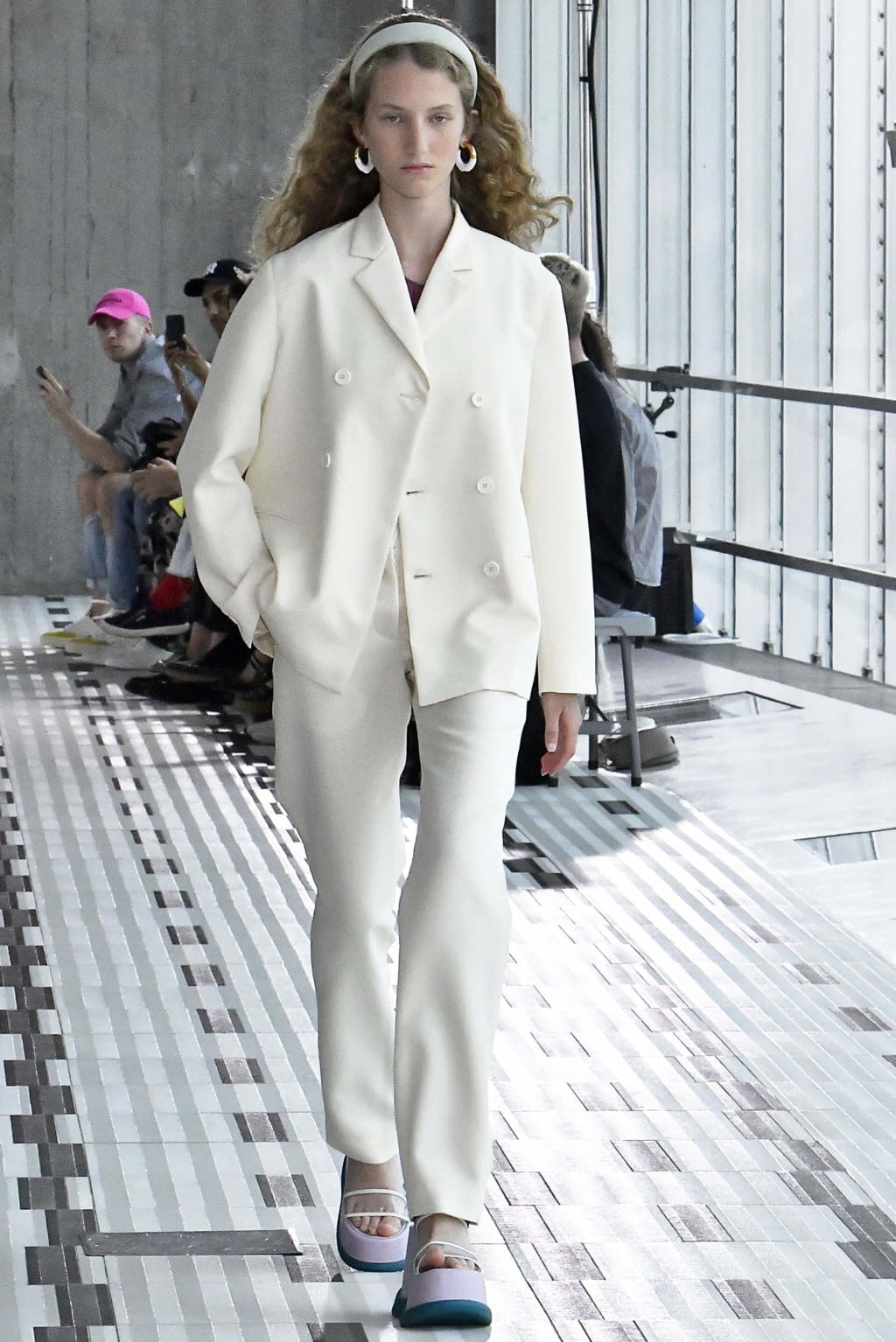 Fashion Week Milan Spring/Summer 2019 look 7 from the Sunnei collection 男装