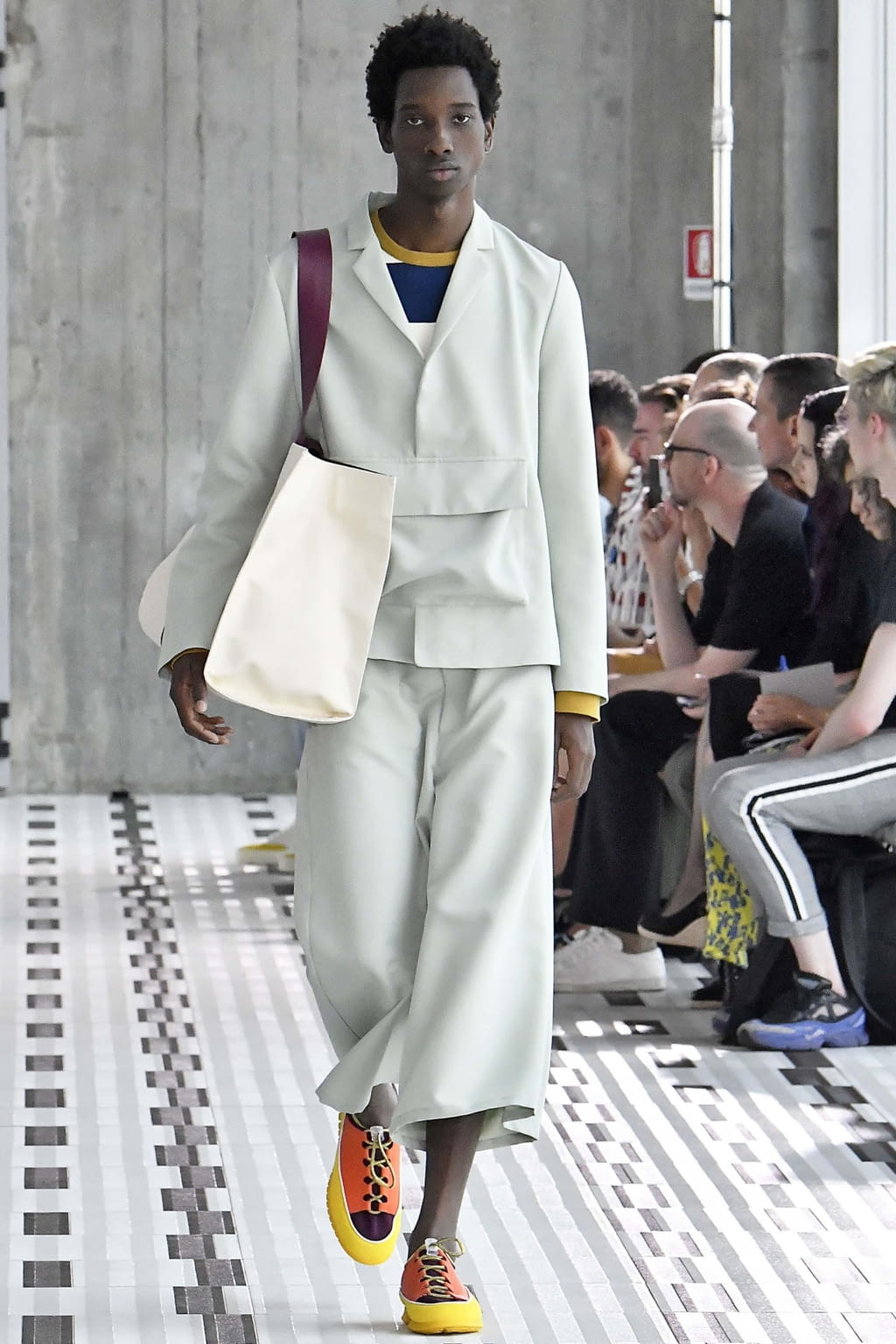 Fashion Week Milan Spring/Summer 2019 look 11 from the Sunnei collection menswear