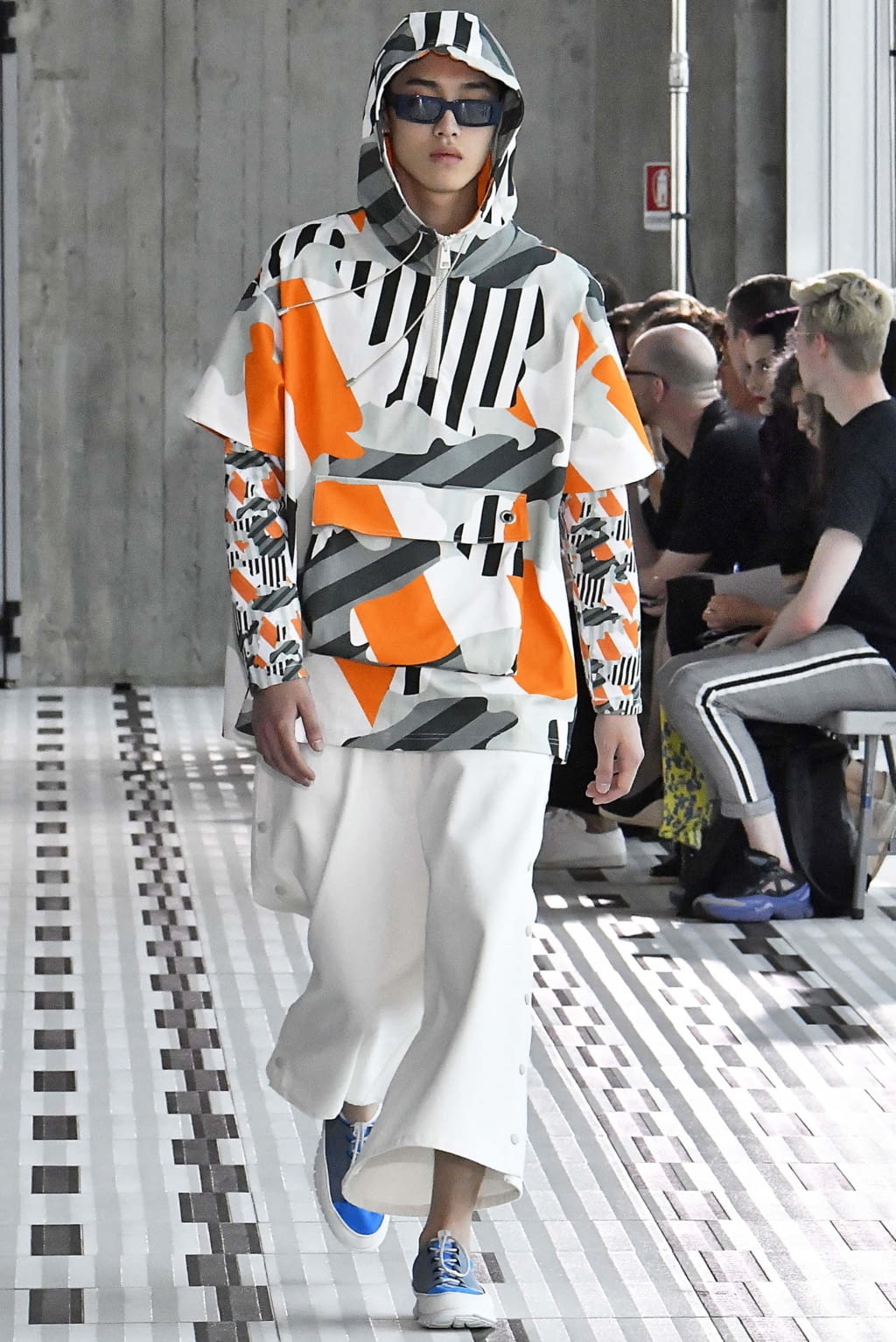 Fashion Week Milan Spring/Summer 2019 look 12 from the Sunnei collection 男装
