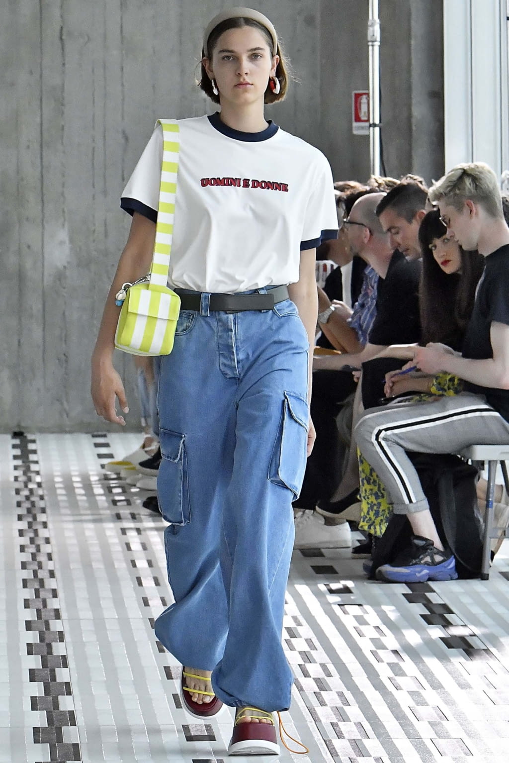 Fashion Week Milan Spring/Summer 2019 look 22 from the Sunnei collection 男装