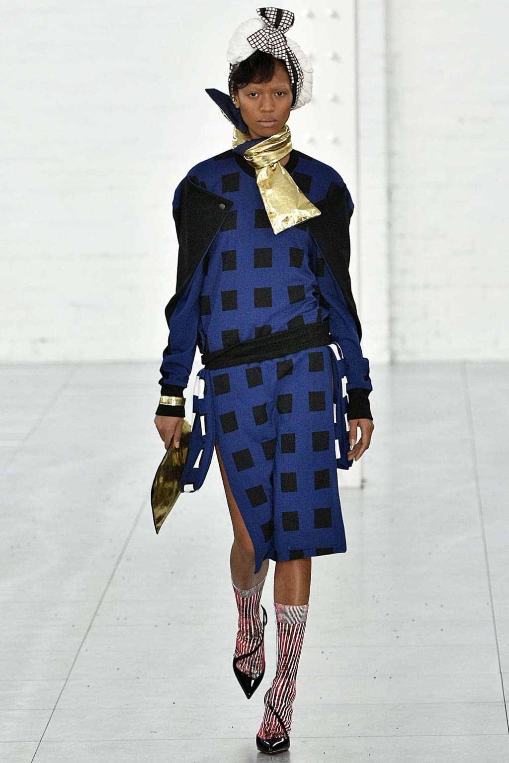 Fashion Week London Fall/Winter 2018 look 51 from the Fashion East collection womenswear