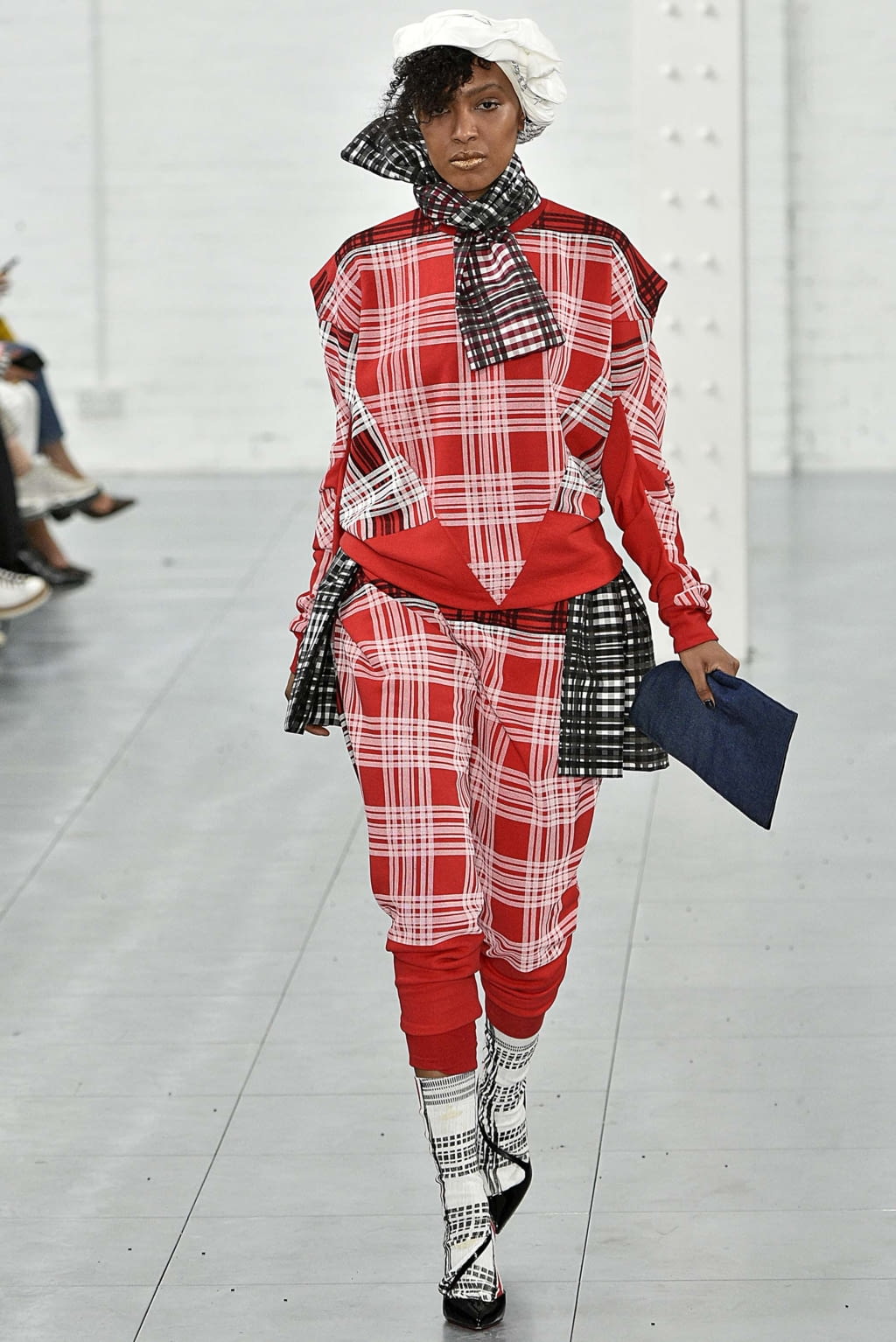 Fashion Week London Fall/Winter 2018 look 53 from the Fashion East collection womenswear