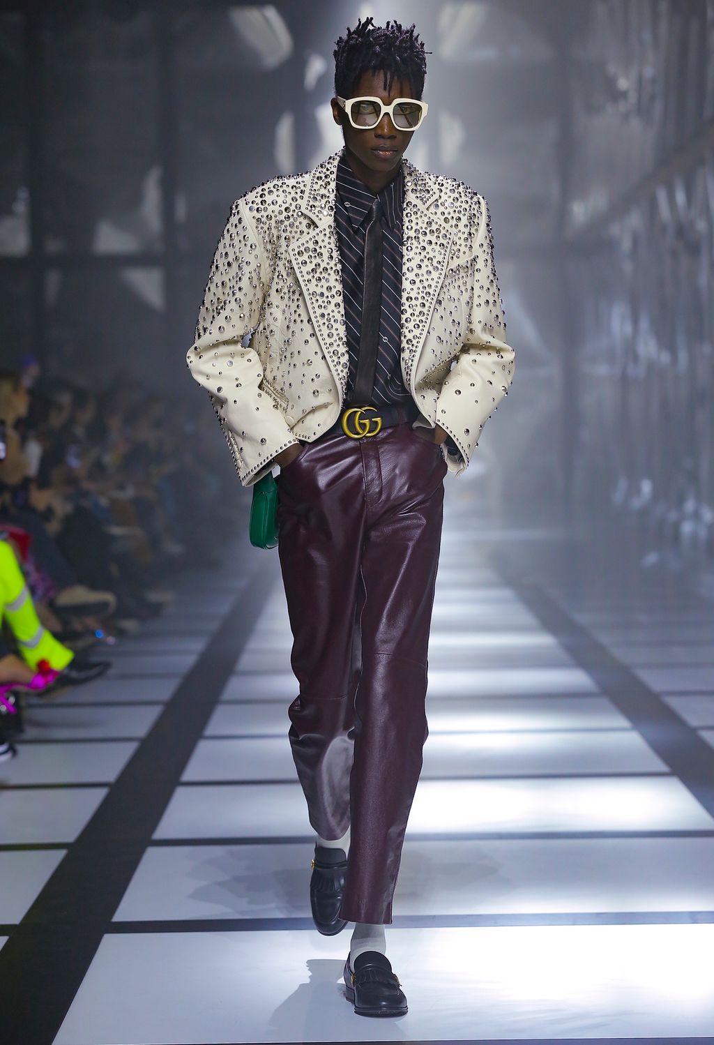 Fashion Week Milan Fall/Winter 2022 look 8 de la collection Gucci womenswear