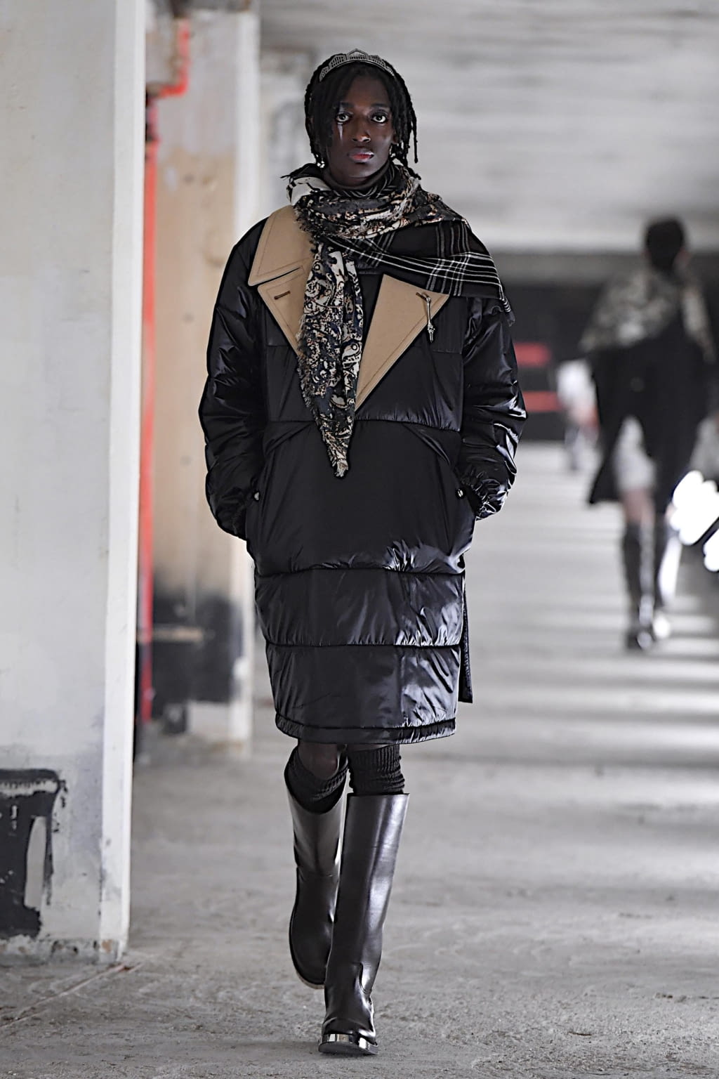 Fashion Week Paris Fall/Winter 2020 look 21 from the Takahiromiyashita The Soloist collection menswear