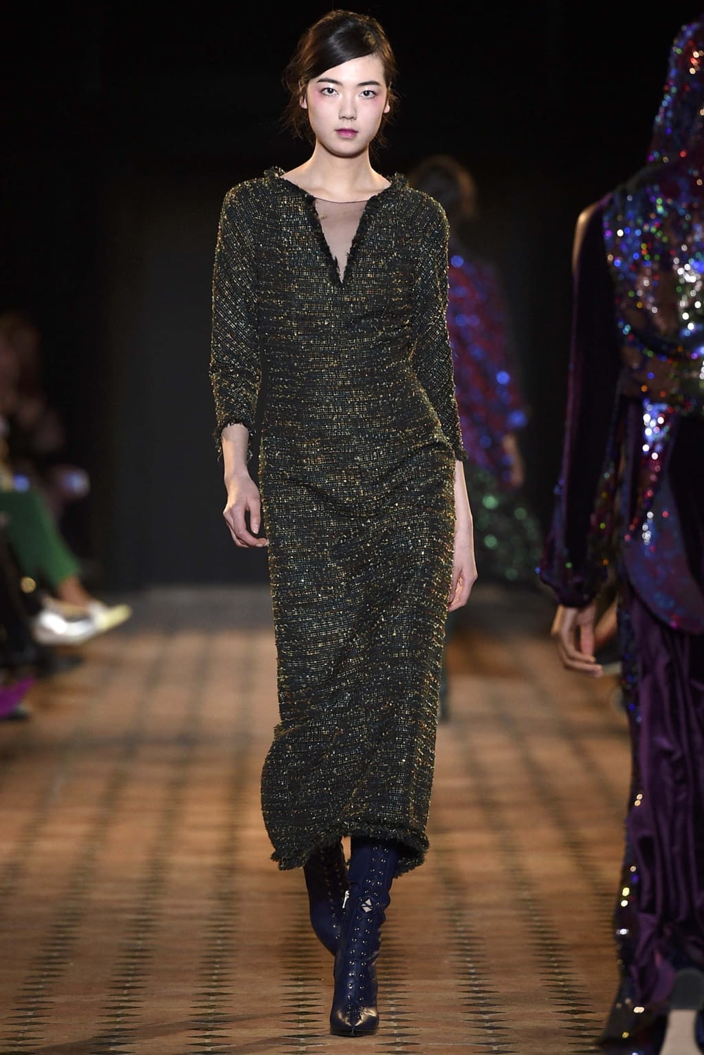 Fashion Week Paris Fall/Winter 2018 look 21 from the Talbot Runhof collection 女装